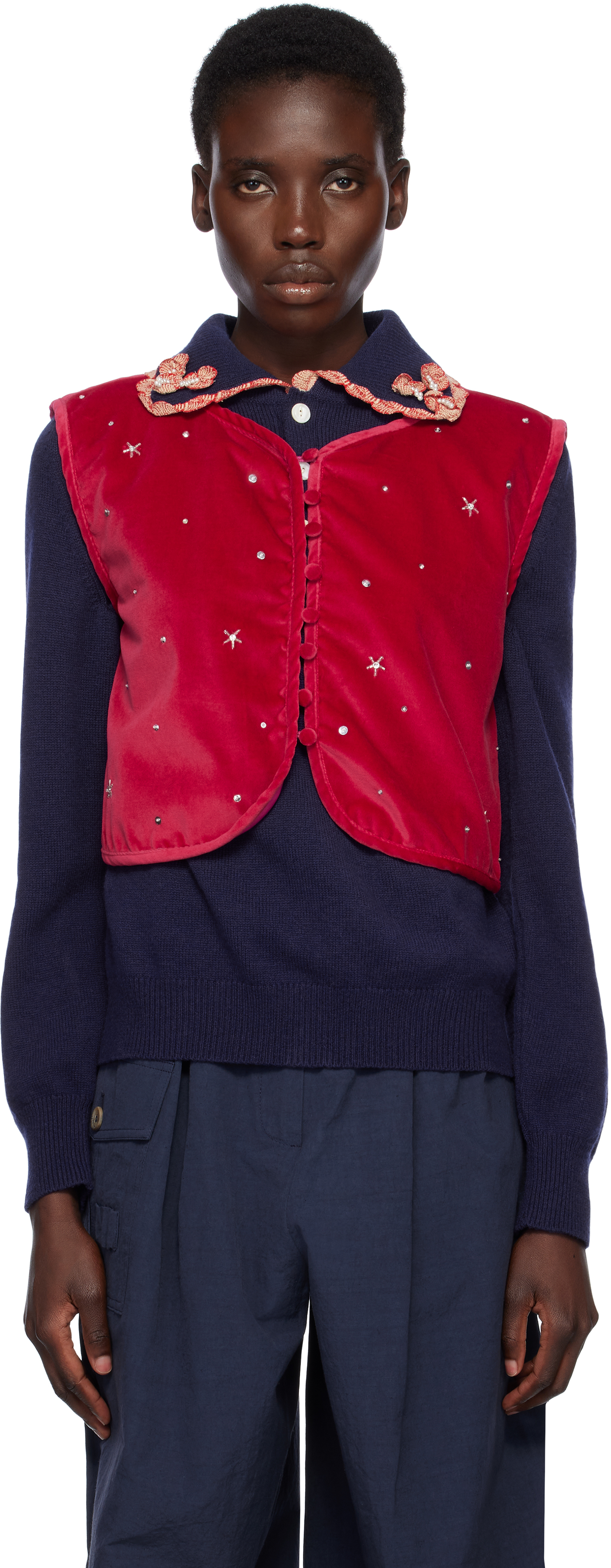 Red Ravnbak Ballerina Vest