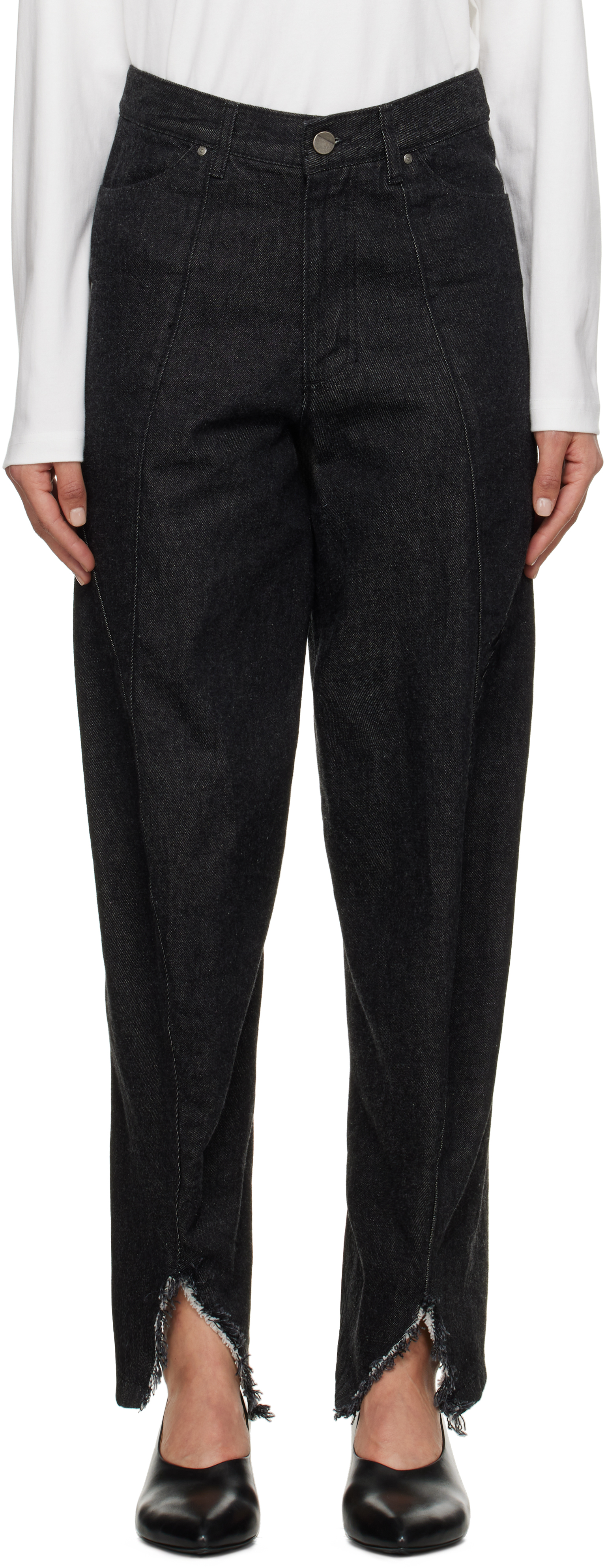 Ader Error Black Product. 79 Jeans In Black