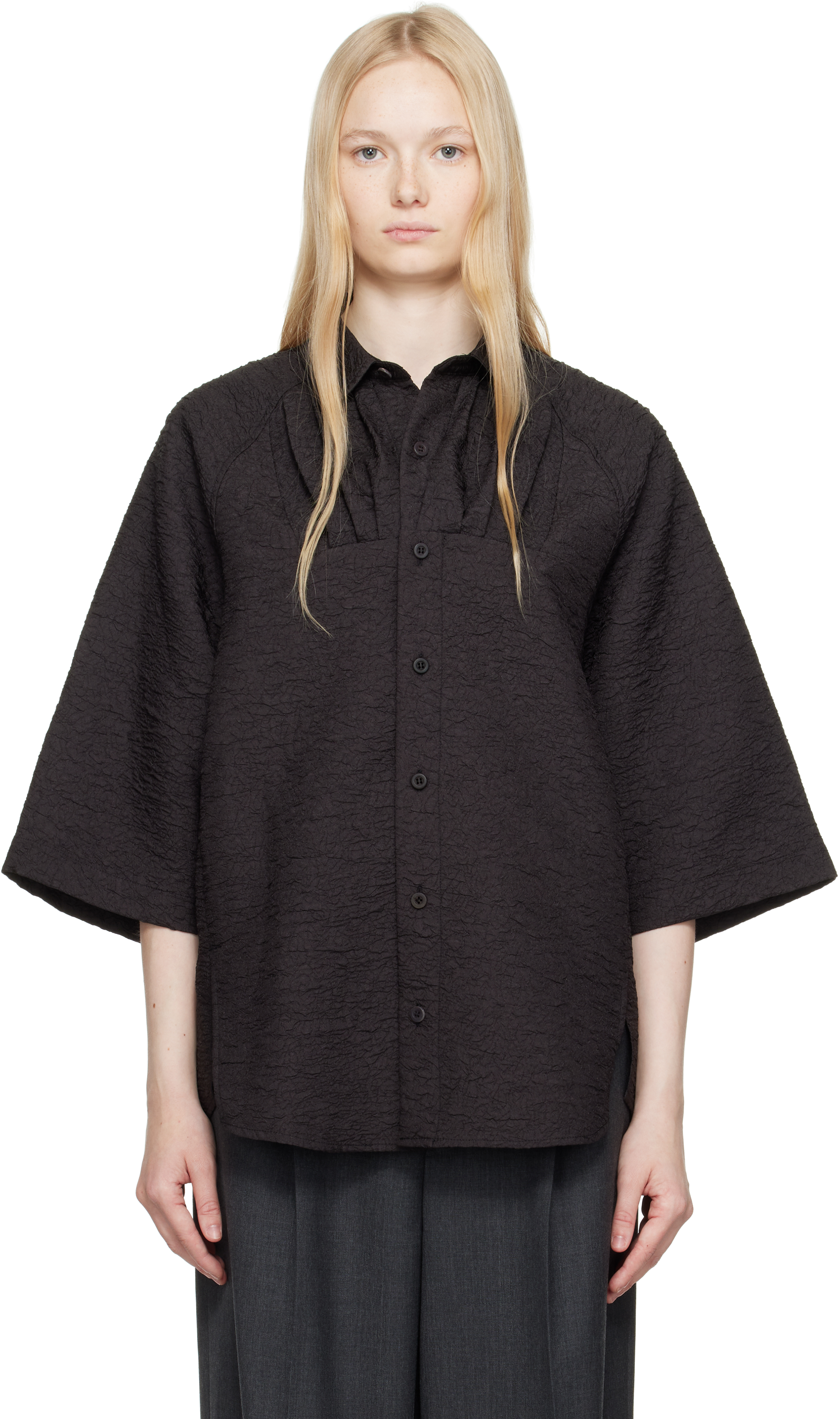 Black Half Sleeve Product. 56 Shirt
