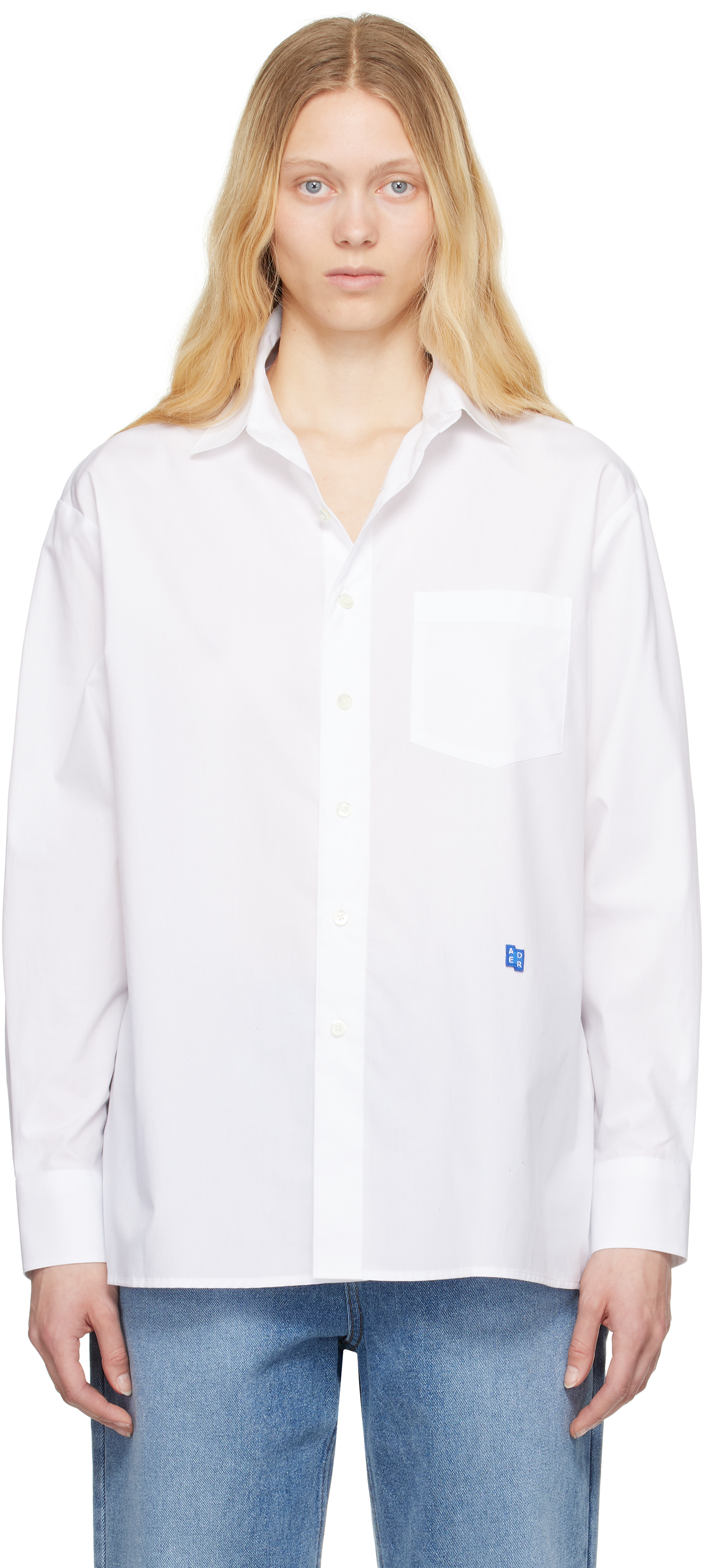 ADER ERROR WHITE SIG; BL TAG 01 SHIRT 