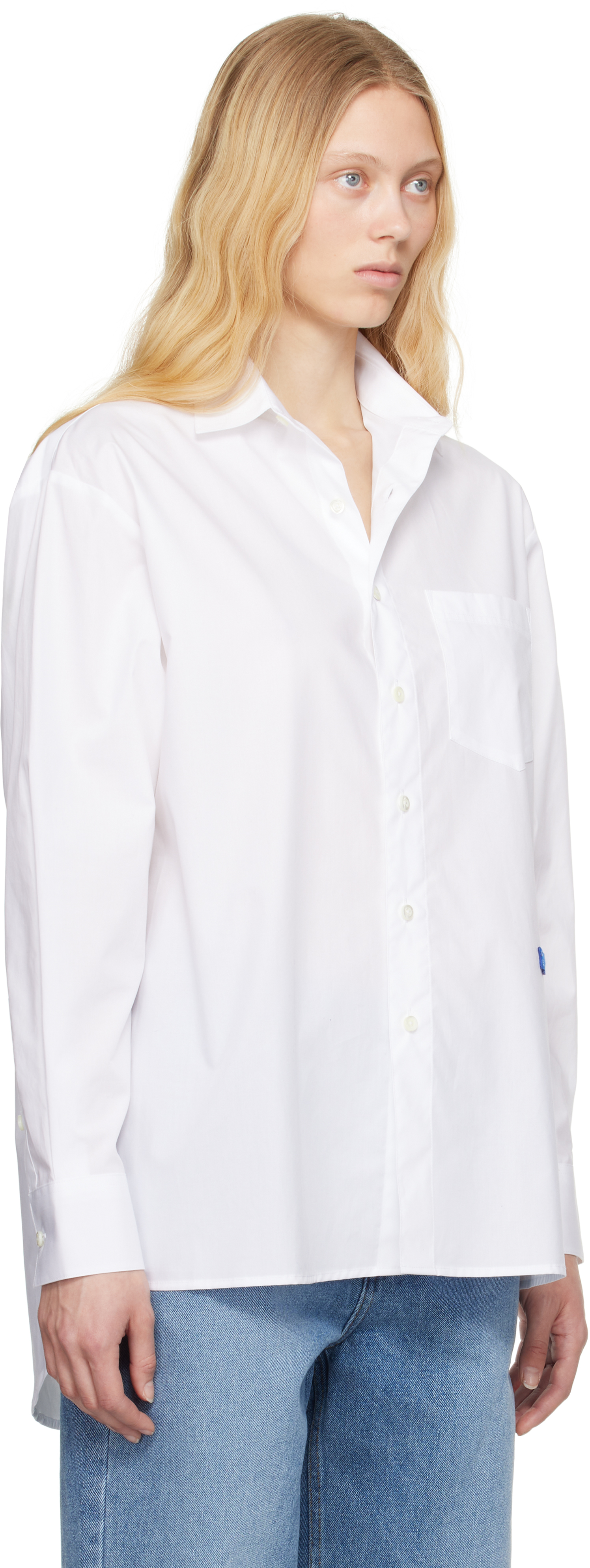 ADER ERROR WHITE SIG; BL TAG 01 SHIRT 