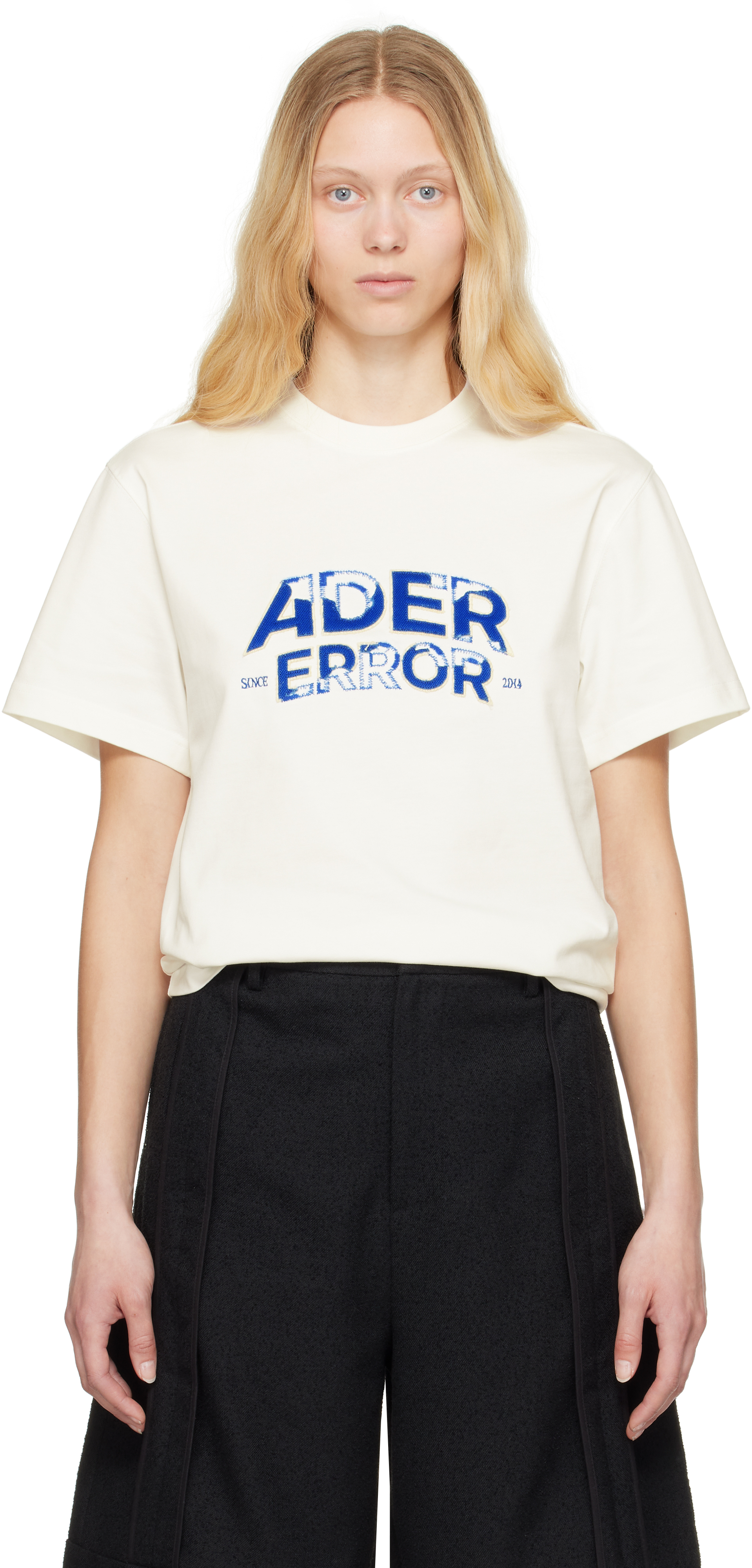 トレンド【すぐ届く】【ADER ERROR】 EDCA LOGO Tシャツ 半袖 Off-White Edca Product. 52 T-shirt by ADER error on Sale