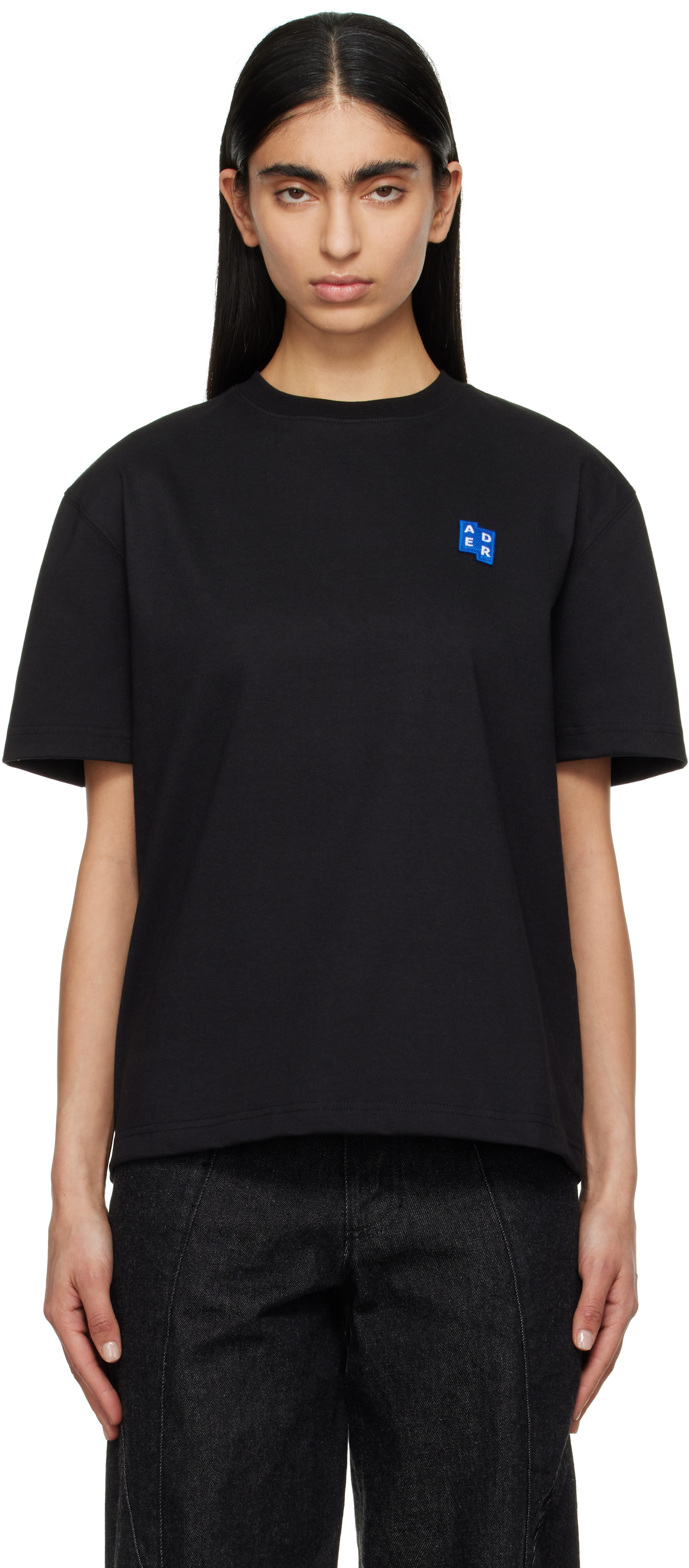 Black Sig; BL Tag 01 T-shirt by ADER error on Sale