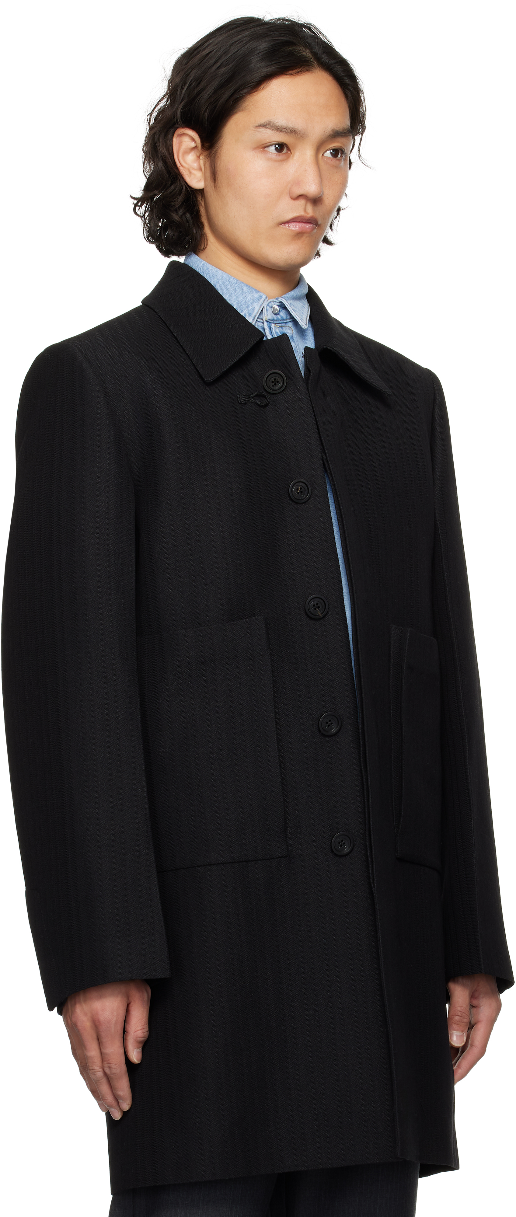 ADER ERROR BLACK PRODUCT. 27 COAT