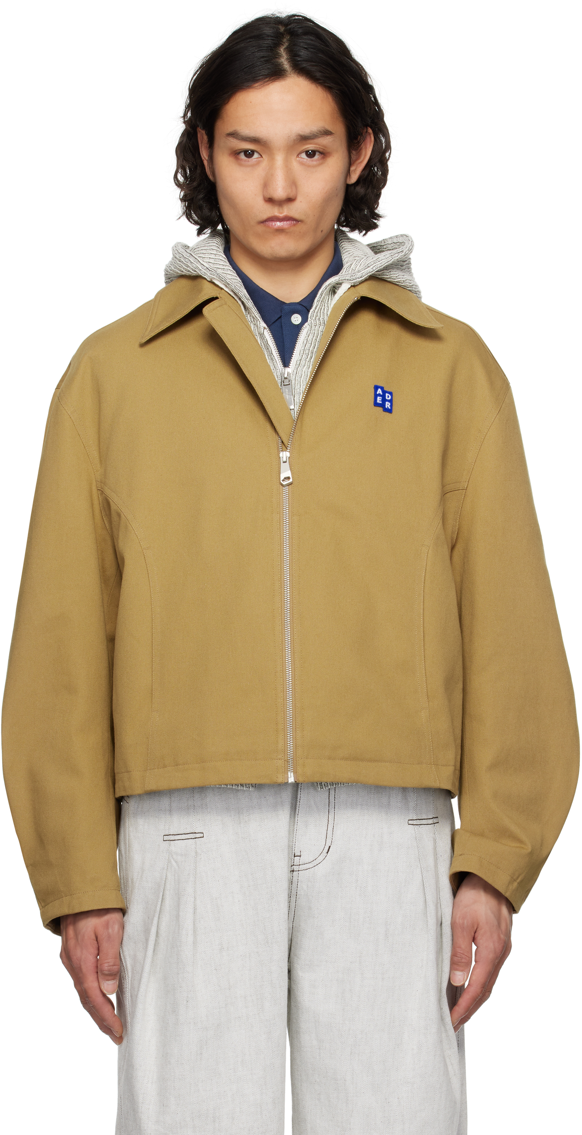 ADER ERROR BEIGE SIG; TRS TAG 01 JACKET