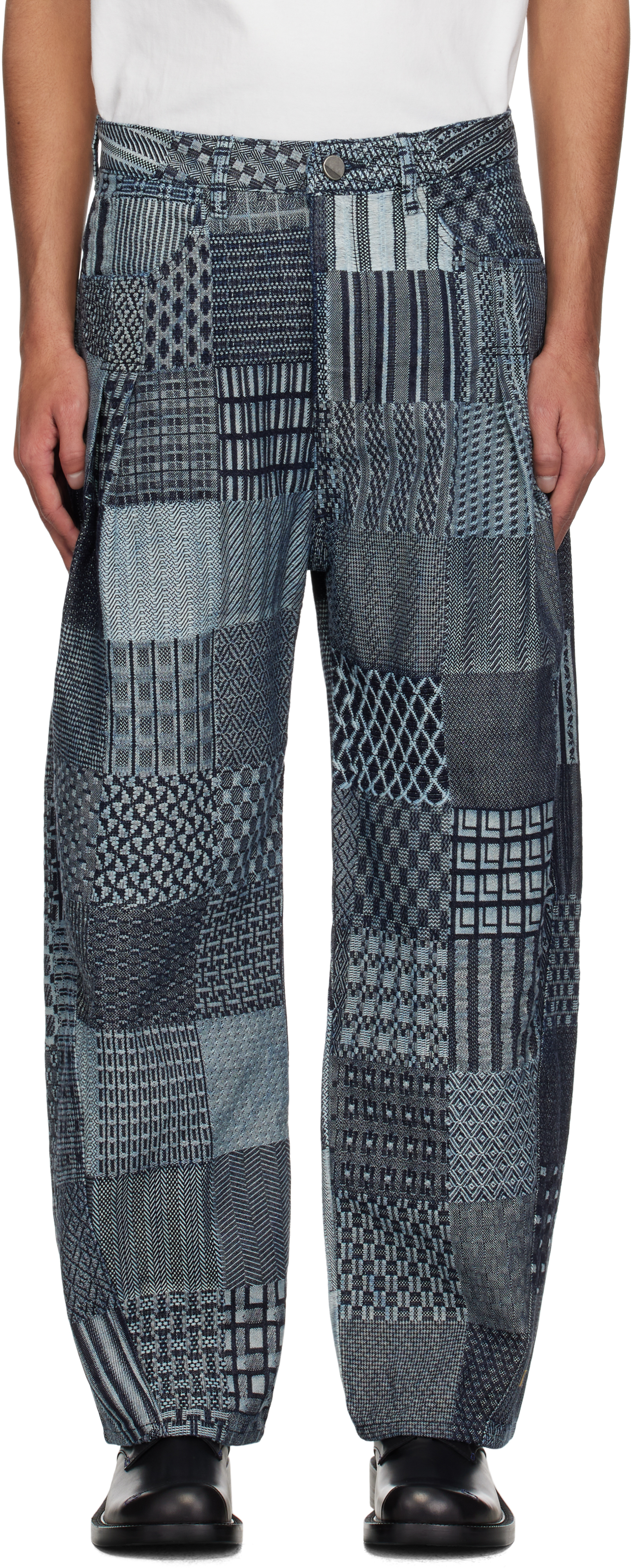 ☆人気☆【Ader Error】☆Collaz Jeans Product. 75☆ Blue Collaz Product. 75 Jeans by ADER error on Sale