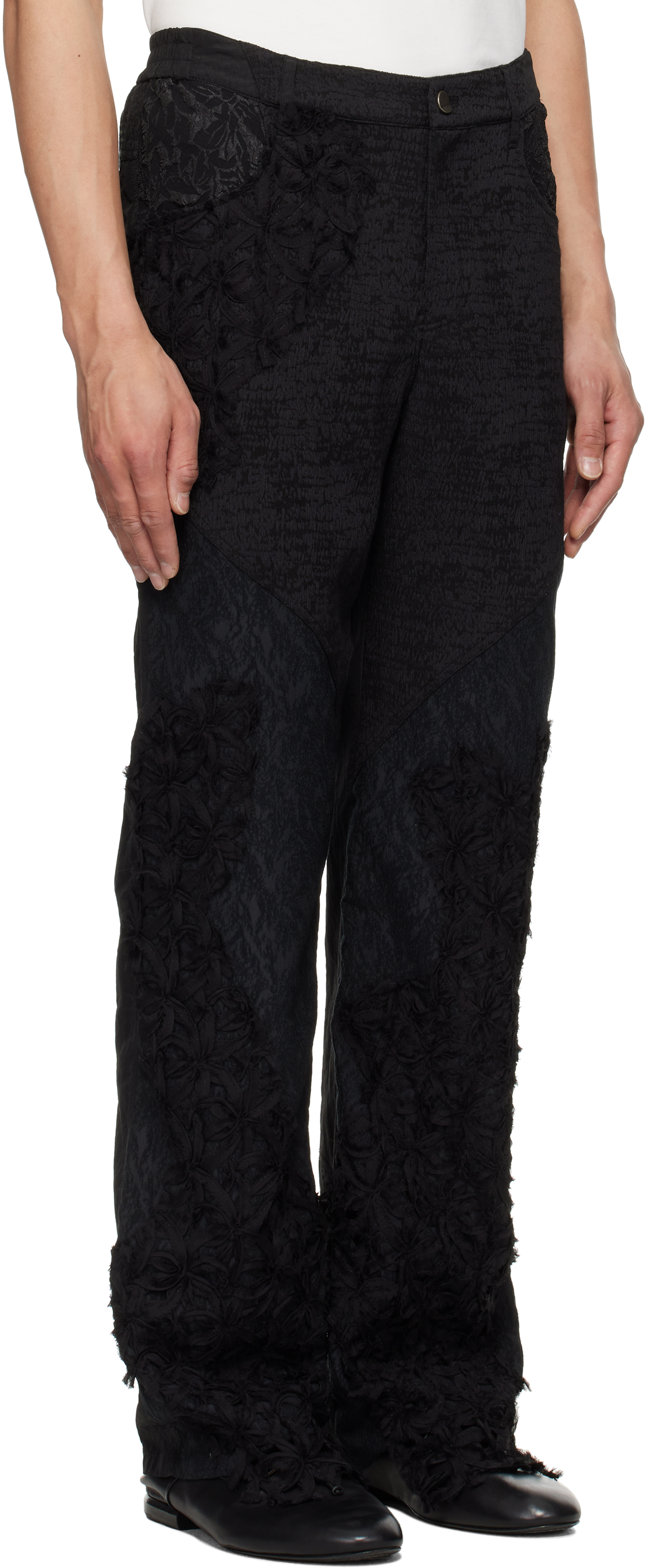 ADER ERROR BLACK PRODUCT. 90 TROUSERS