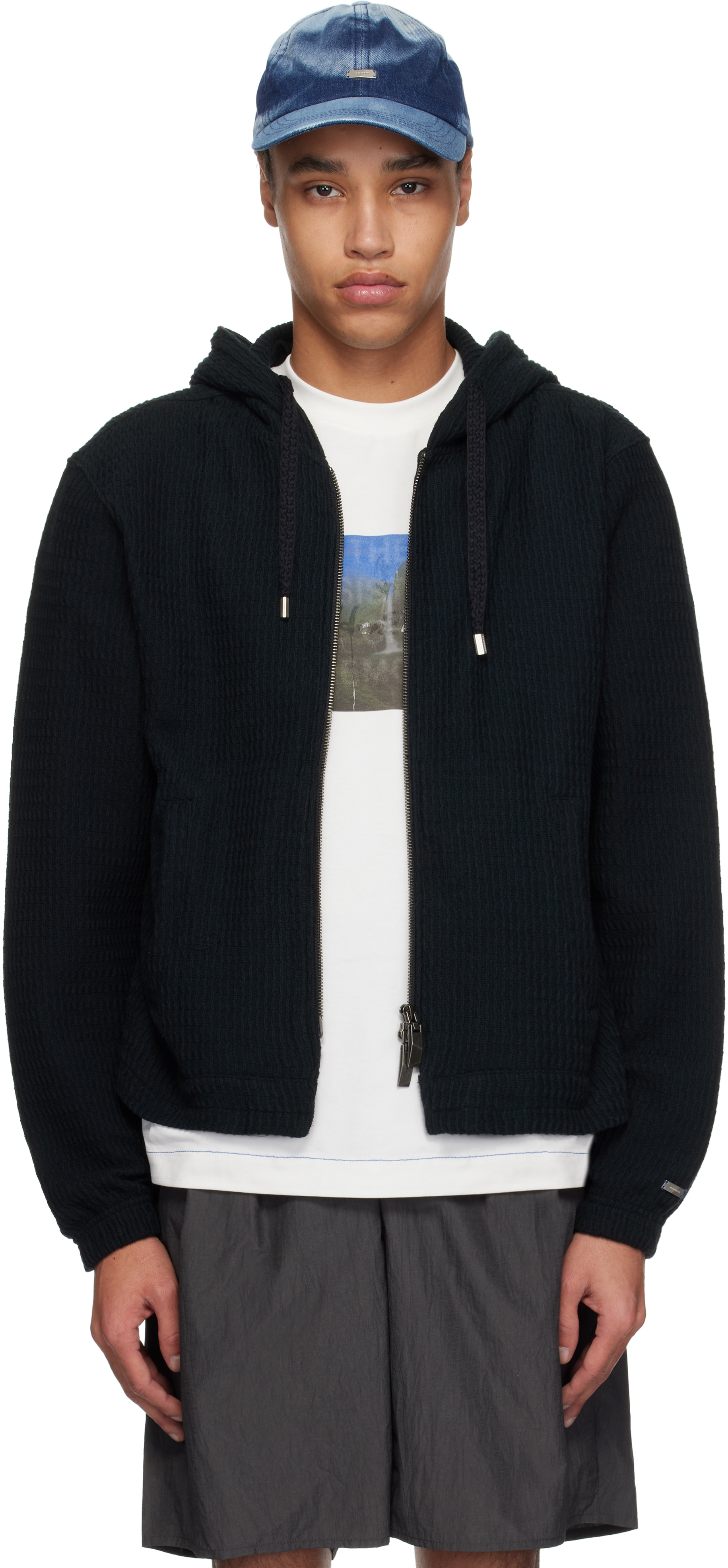 ★Ader Error★25SS 新作★Lunel Hoodie Zip-Up Product.30★3色 Black Lunel Zip-Up Product. 30 Hoodie by ADER error on Sale