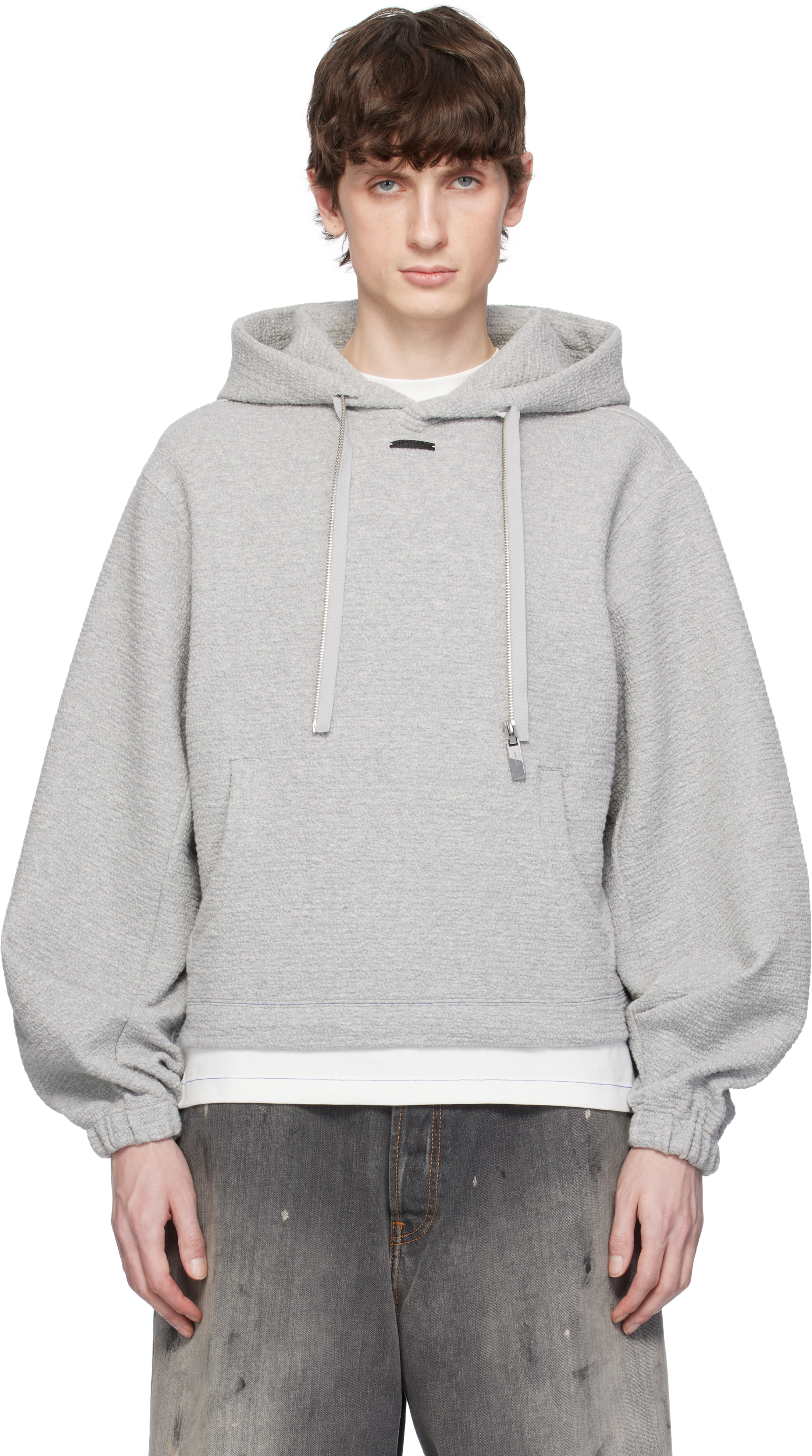 【ADER ERROR】 Realce Hoodie Product. 29 Gray Realce Product. 29 Hoodie by ADER error on Sale