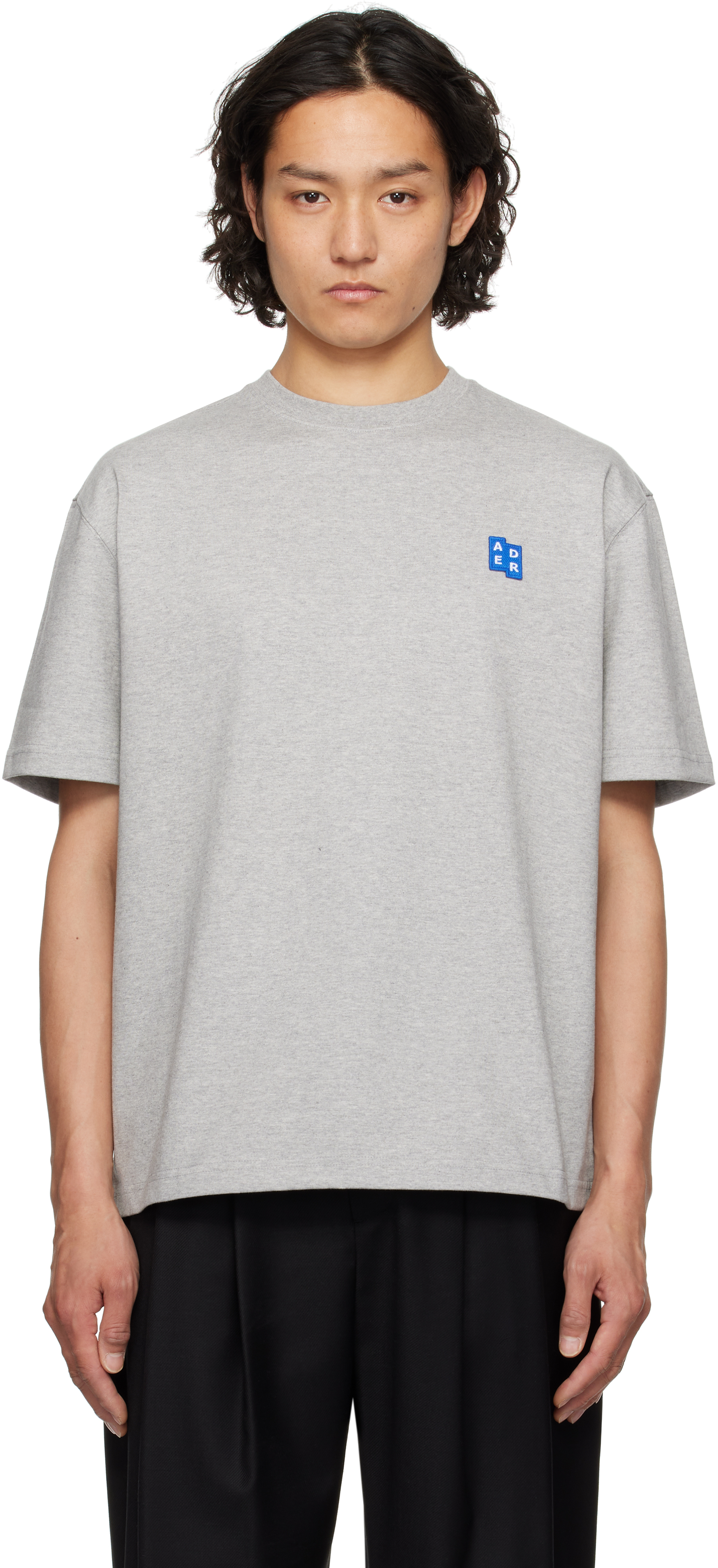 ☆関税込☆Ader Error★Sig; TRS Tag t-shirt 01★GREY★ ☆関税込☆Ader Error☆Sig; TRS Tag t-shirt 01☆GREY