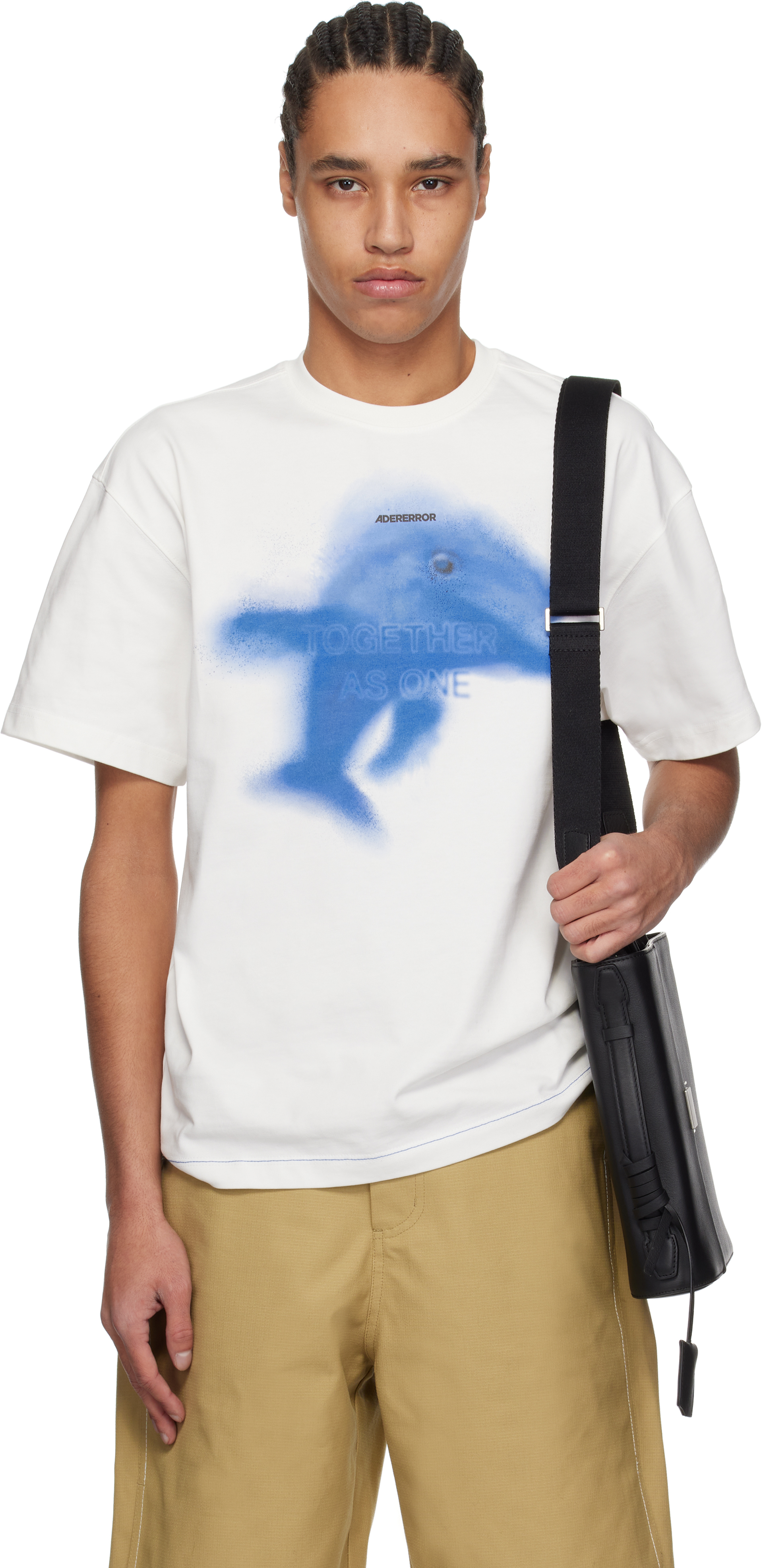 【関税込み】ADER error ホワイト 0105 Tシャツ White 0105 T-shirt by ADER error on Sale