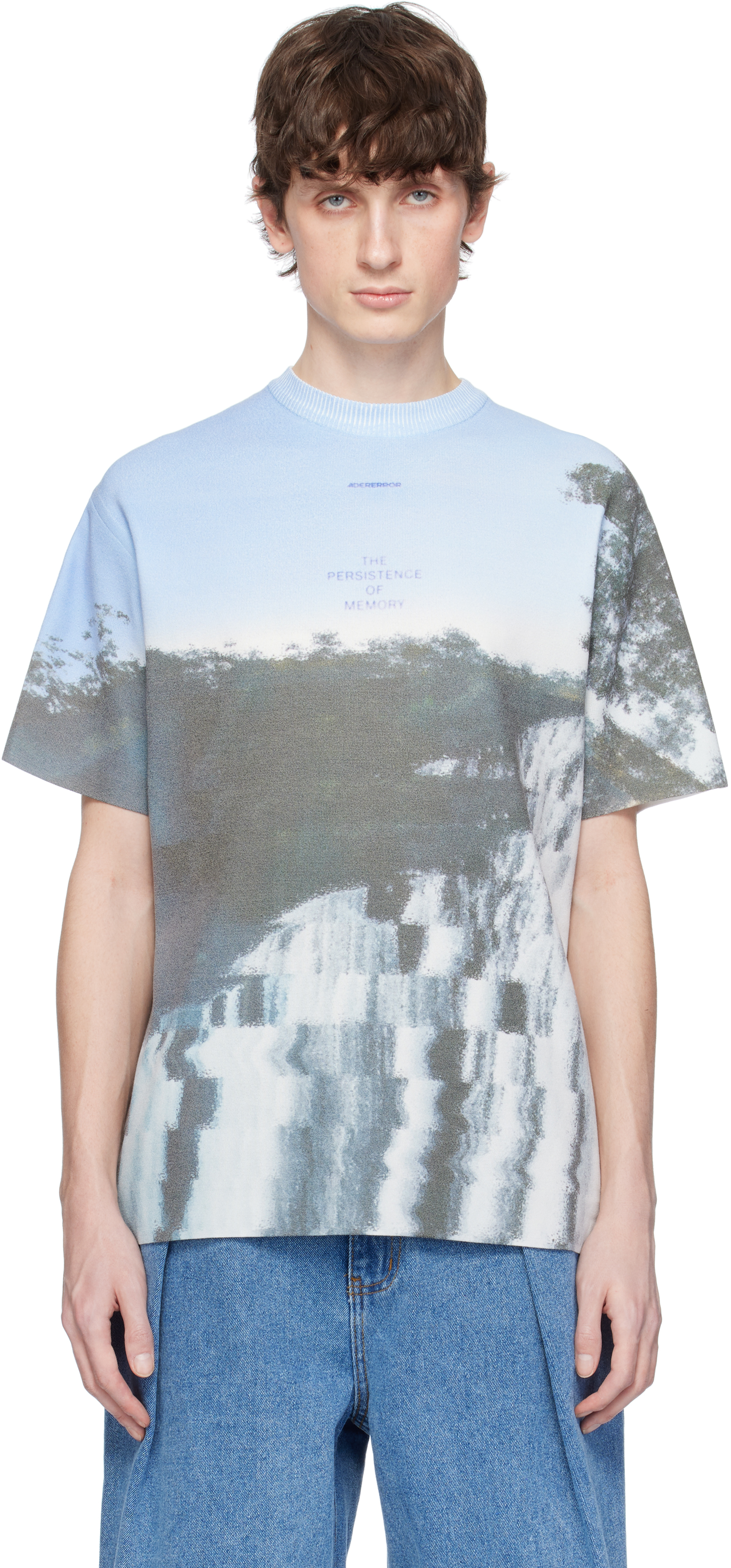 国内発送■ADER ERROR■HALF S PULL-OVER White Half S Pull-Over 0503 T-shirt by ADER error on Sale