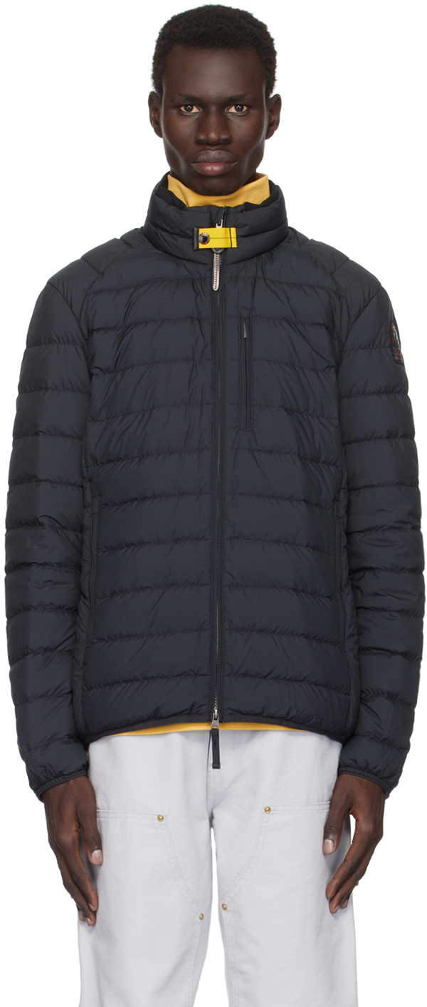 Parajumpers Black Ugo Down Jacket In 0541 Black