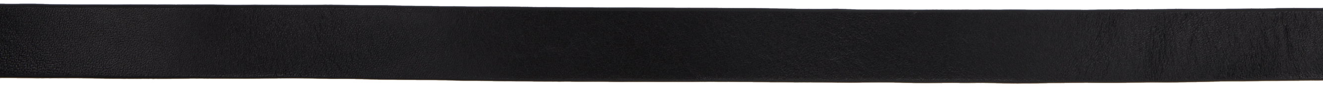Rag & Bone Black Leather Baby Spire Hip Belt In Blk