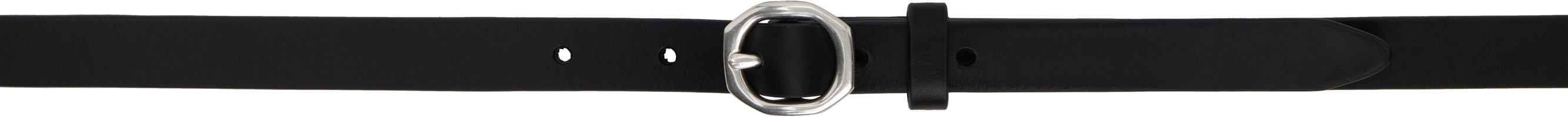Black Leather Baby Audrey Belt by rag & bone on Sale