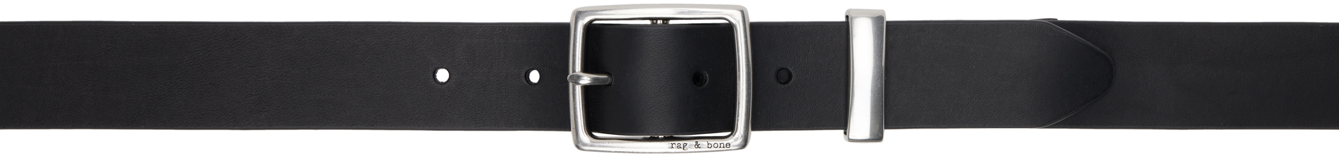 rag & boneのブラック X Boyfriend レザーベルトがセール中