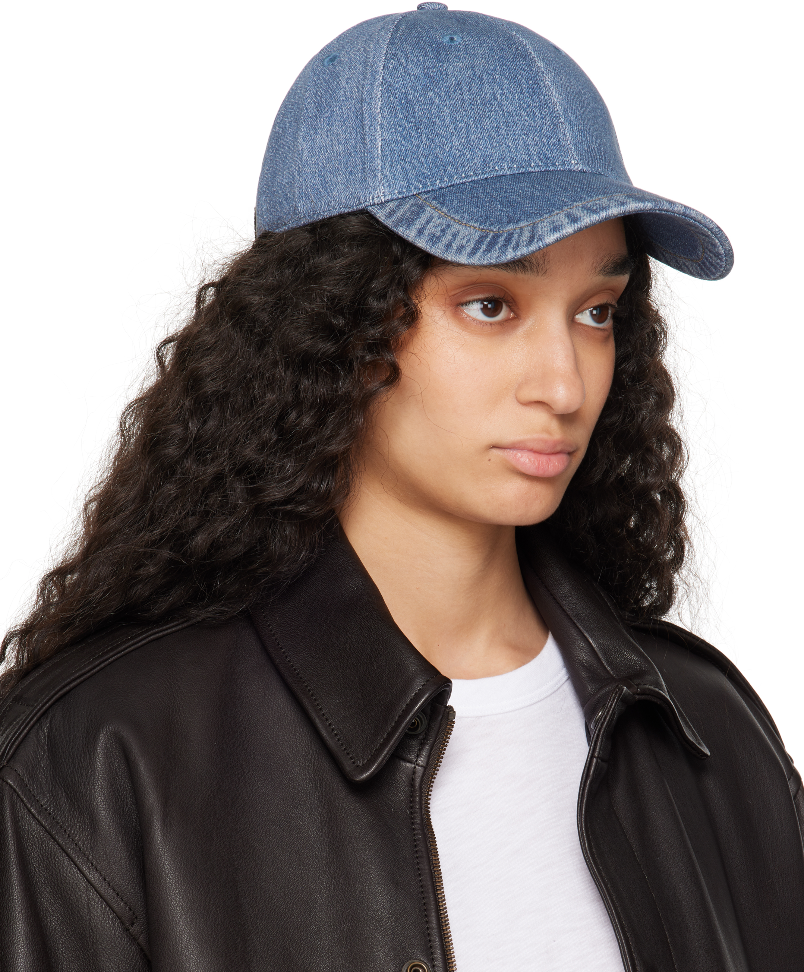 Rag & Bone Blue Miramar Baseball Cap In Cosmo