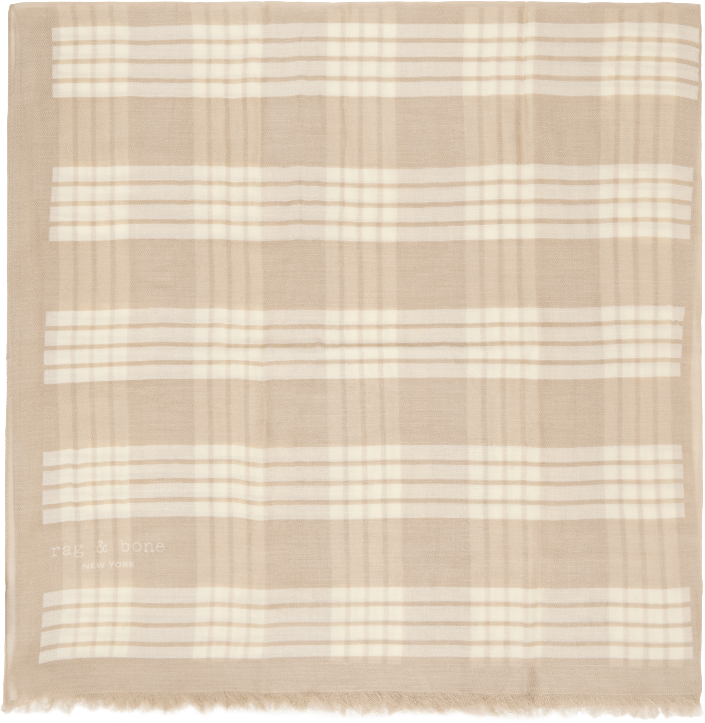 【関税込み】rag & bone ベージュ Harlow Geo ストール rag & boneのベージュ Harlow Geo ストールがセール中
