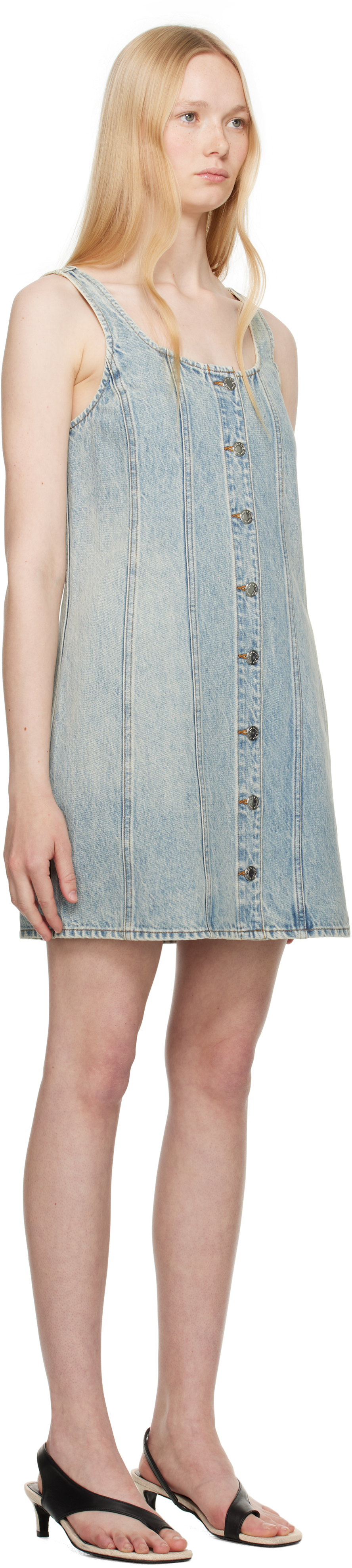 Rag & Bone Laney Sleeveless Denim Mini Dress