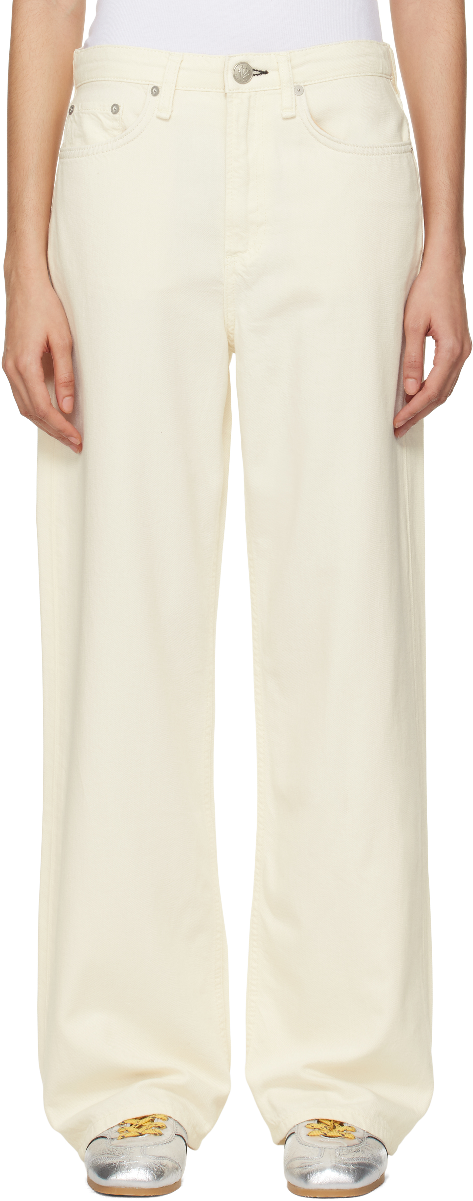 Off-White Featherweight Logan Wide-Leg Jeans