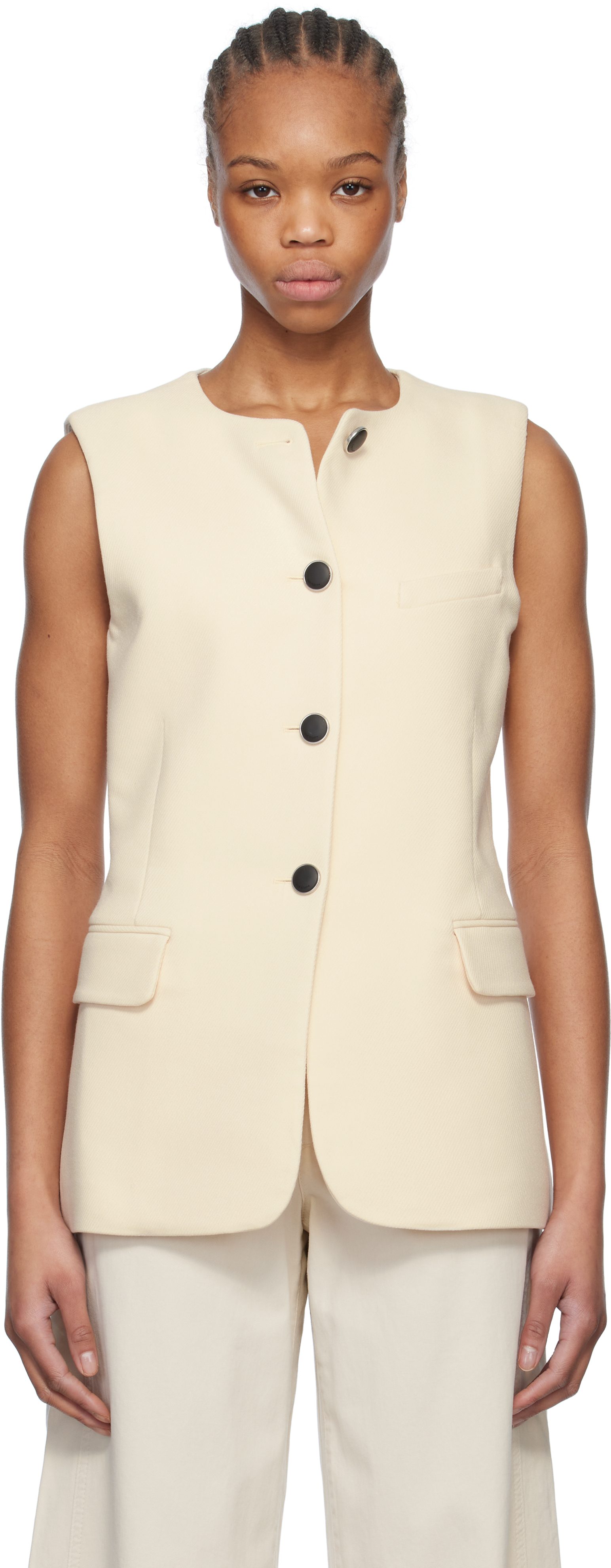 Beige Bartlet Vest