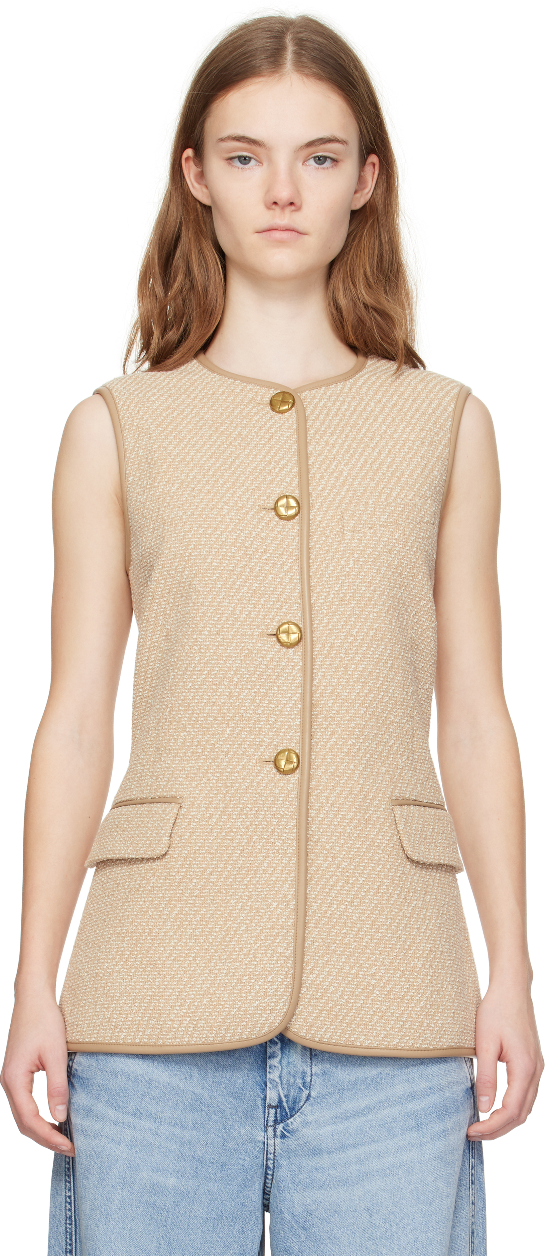 Beige Bartlet Vest