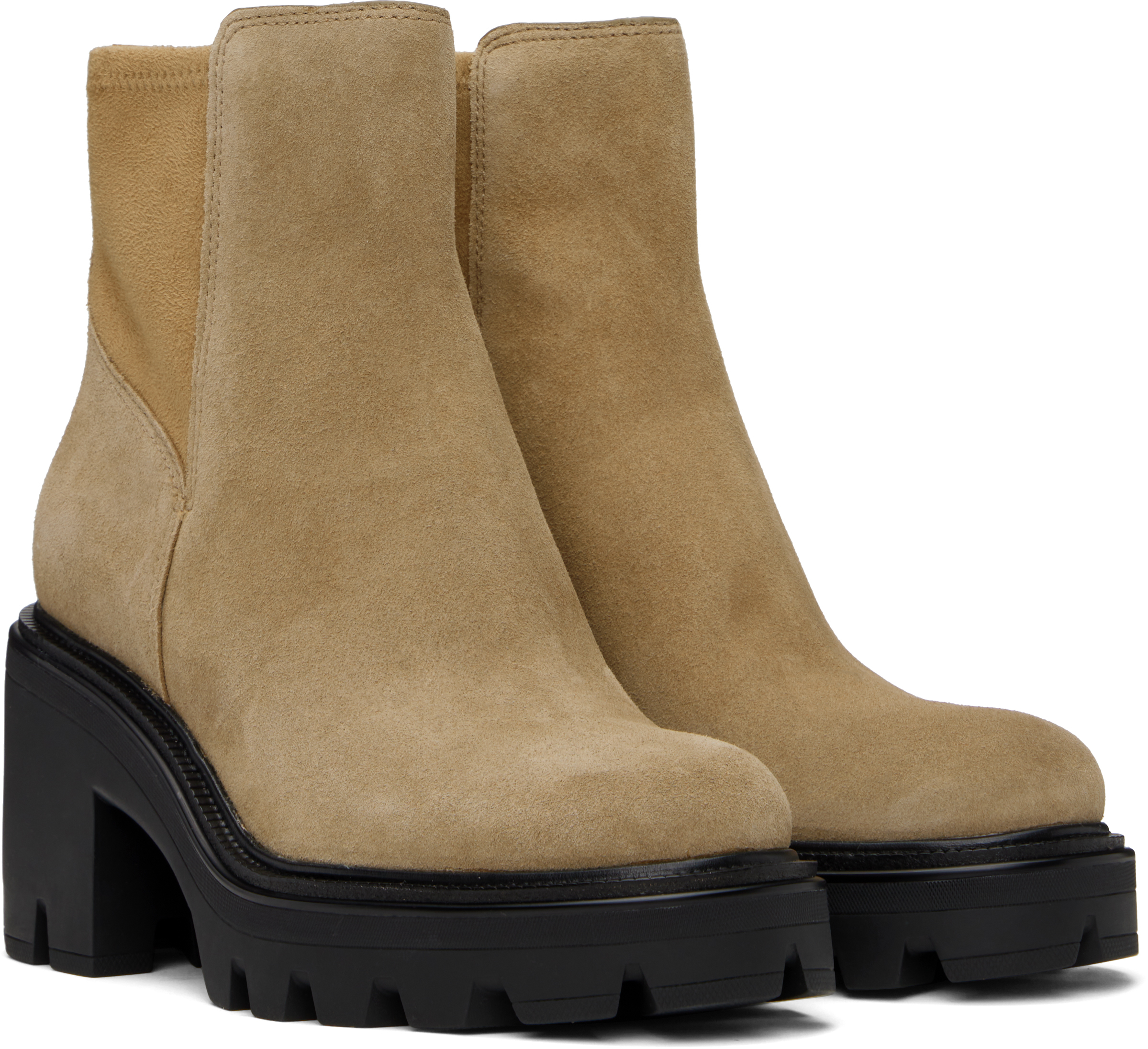 Rag & Bone Tan Quinn Chelsea Boots In Camelsd