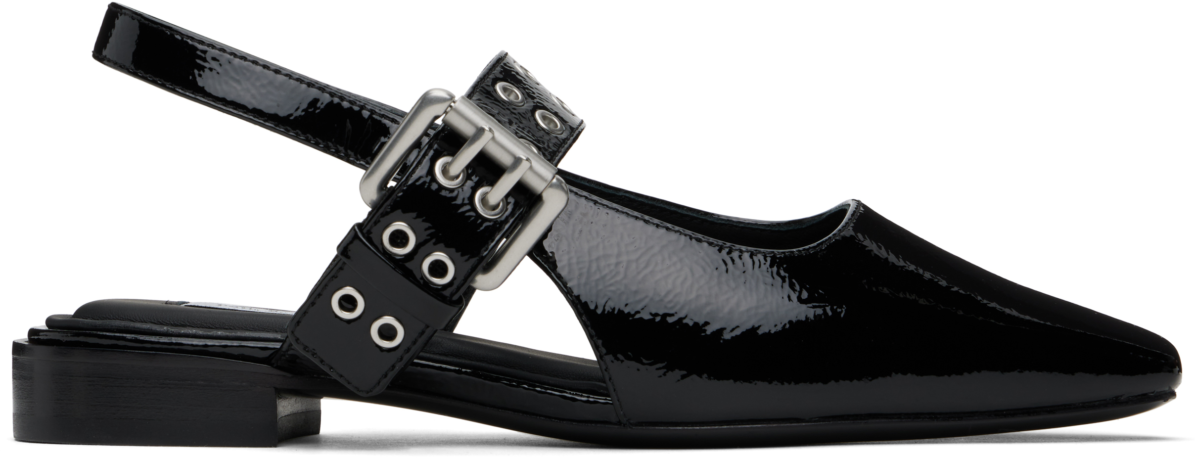 rag&bone エナメルスリングバックシューズ 黒 36 rag&bone エナメルスリングバックシューズ 黒 36