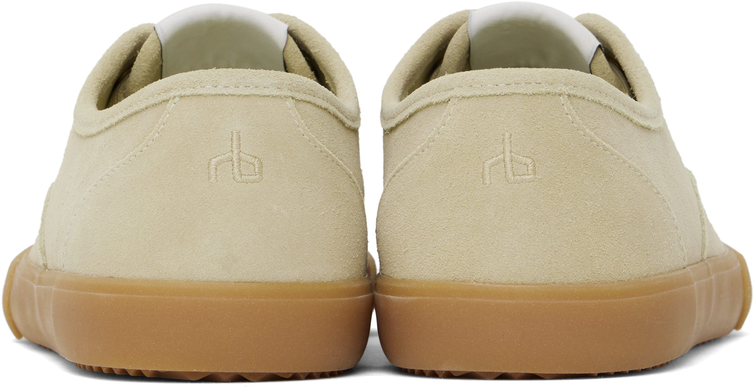Rag & Bone Beige Billie Suede Sneakers In Mcdamiasd