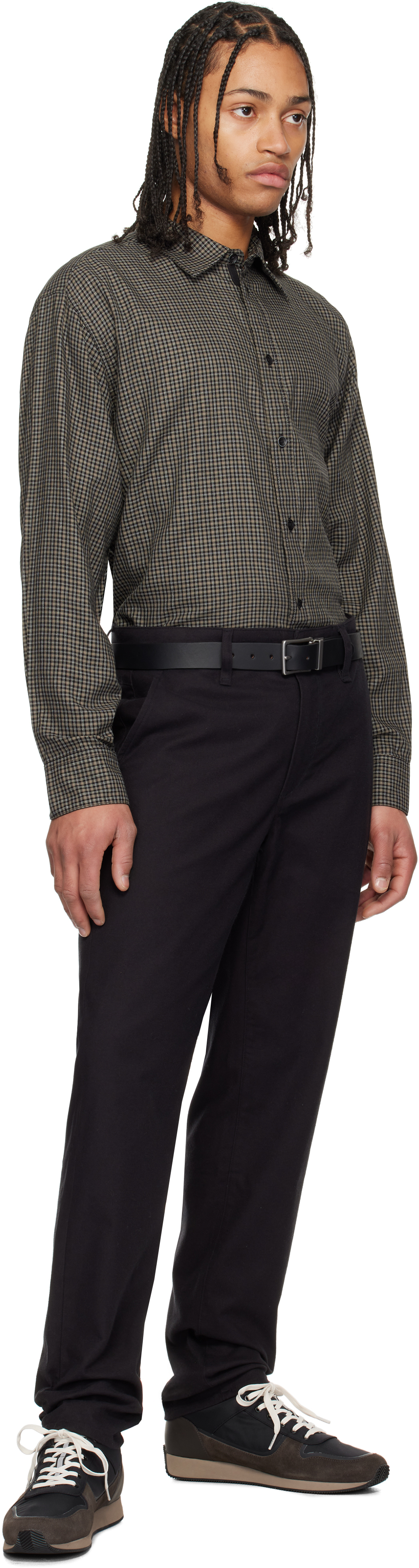 Rag & Bone Black & Brown Carter Reversible Belt In Blkbrwn