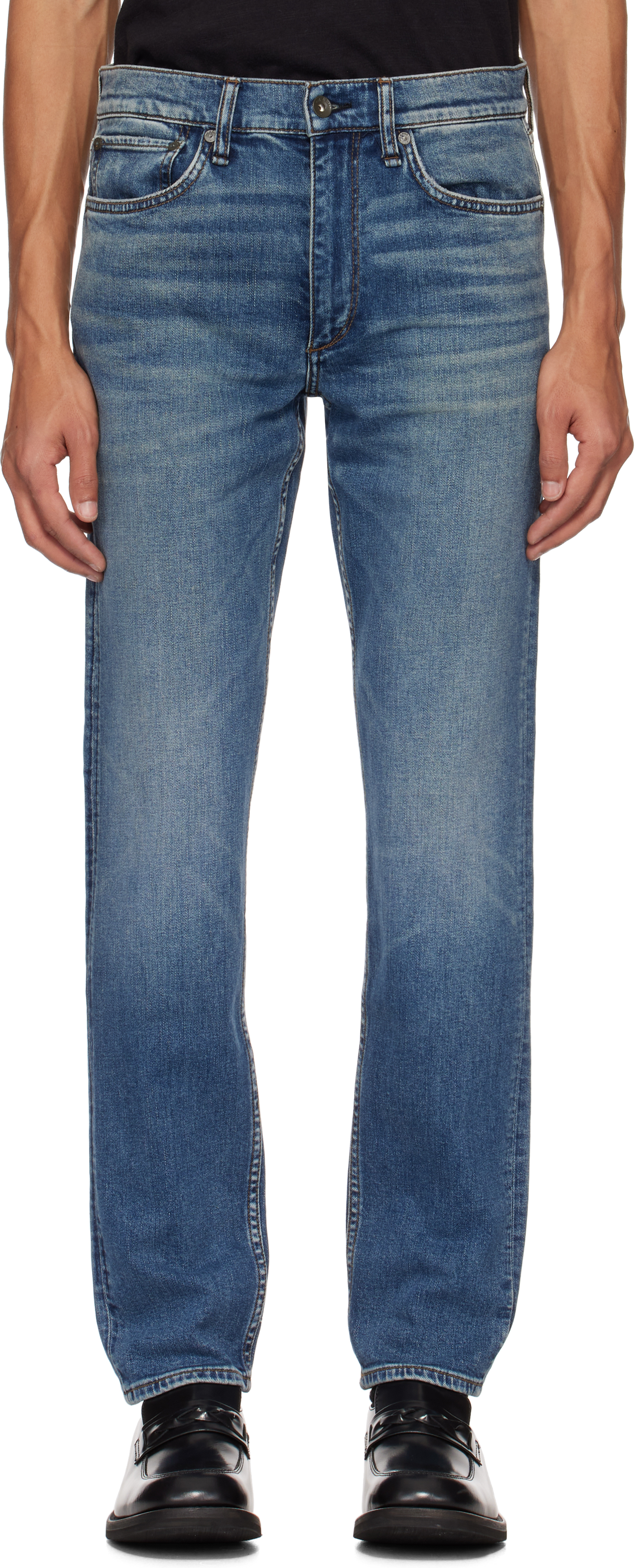 Rag & Bone Blue Fit 2 Slim Fit Jeans In Jared