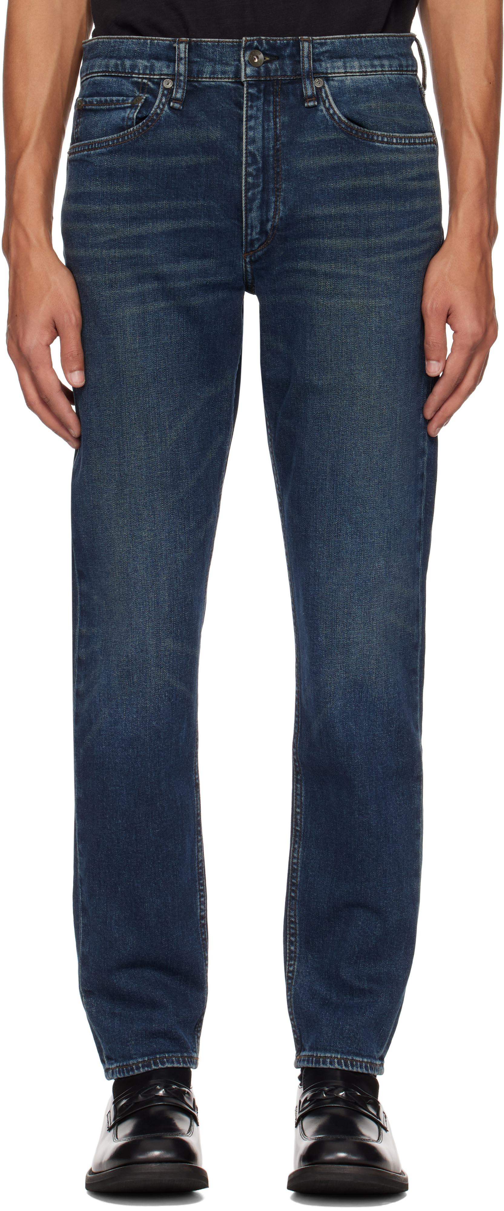 Rag & Bone Blue Fit 2 Slim Fit Jeans In Cole