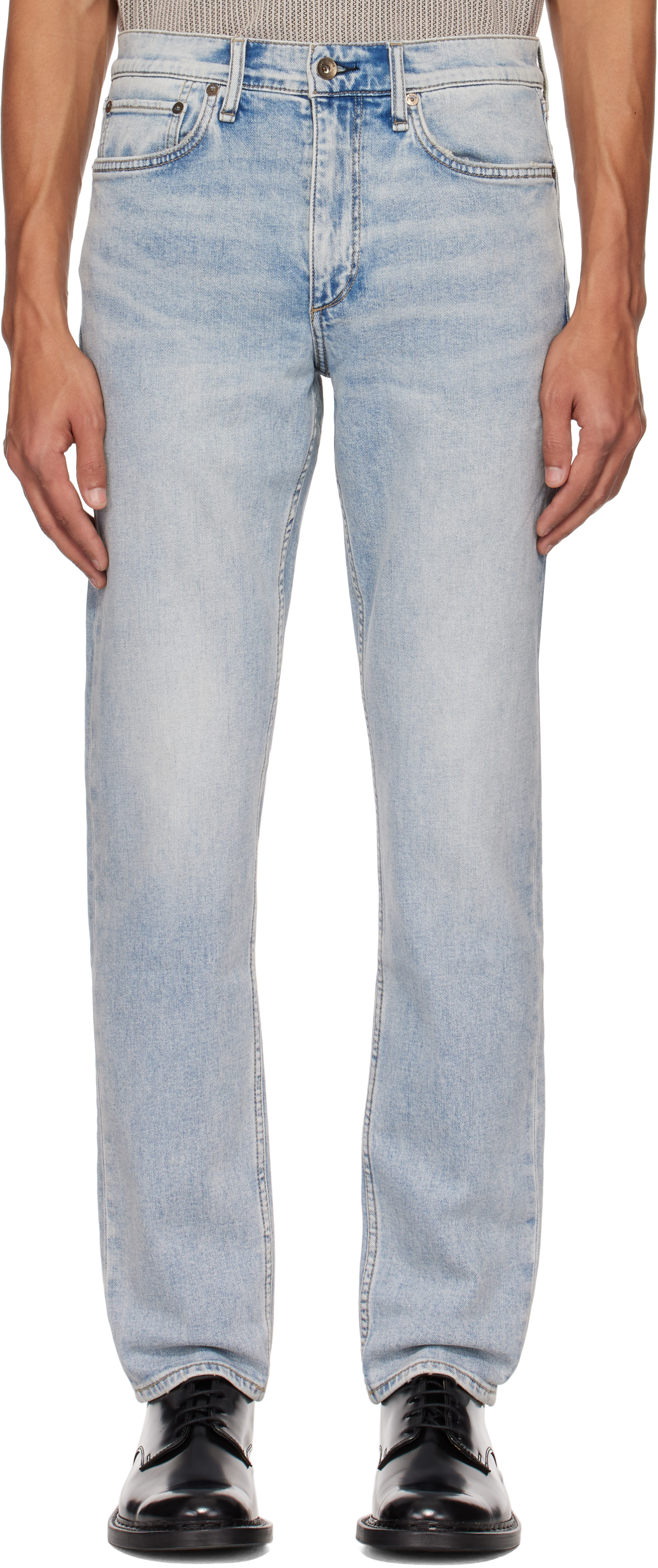 Rag & Bone Blue Fit 2 Slim Fit Jeans In Flynn