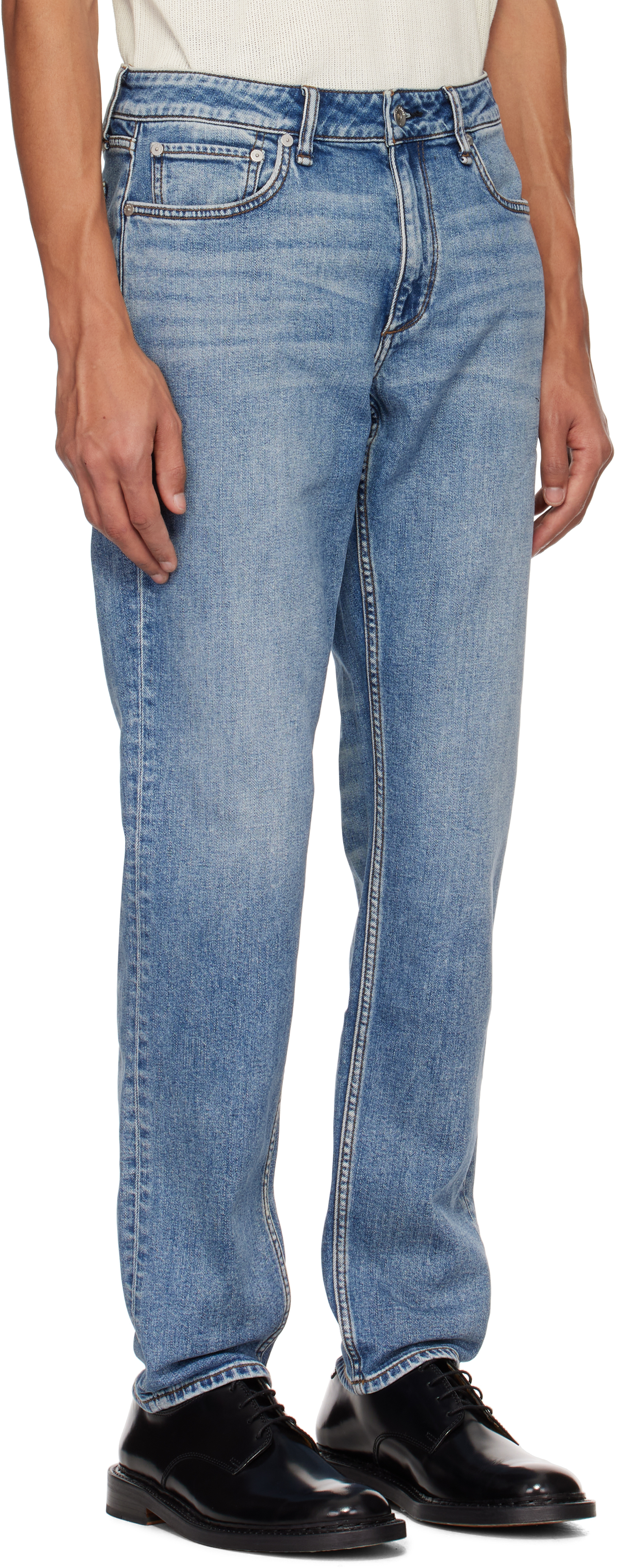 Rag & Bone Blue Fit 3 Athletic Fit Jeans In Gordon