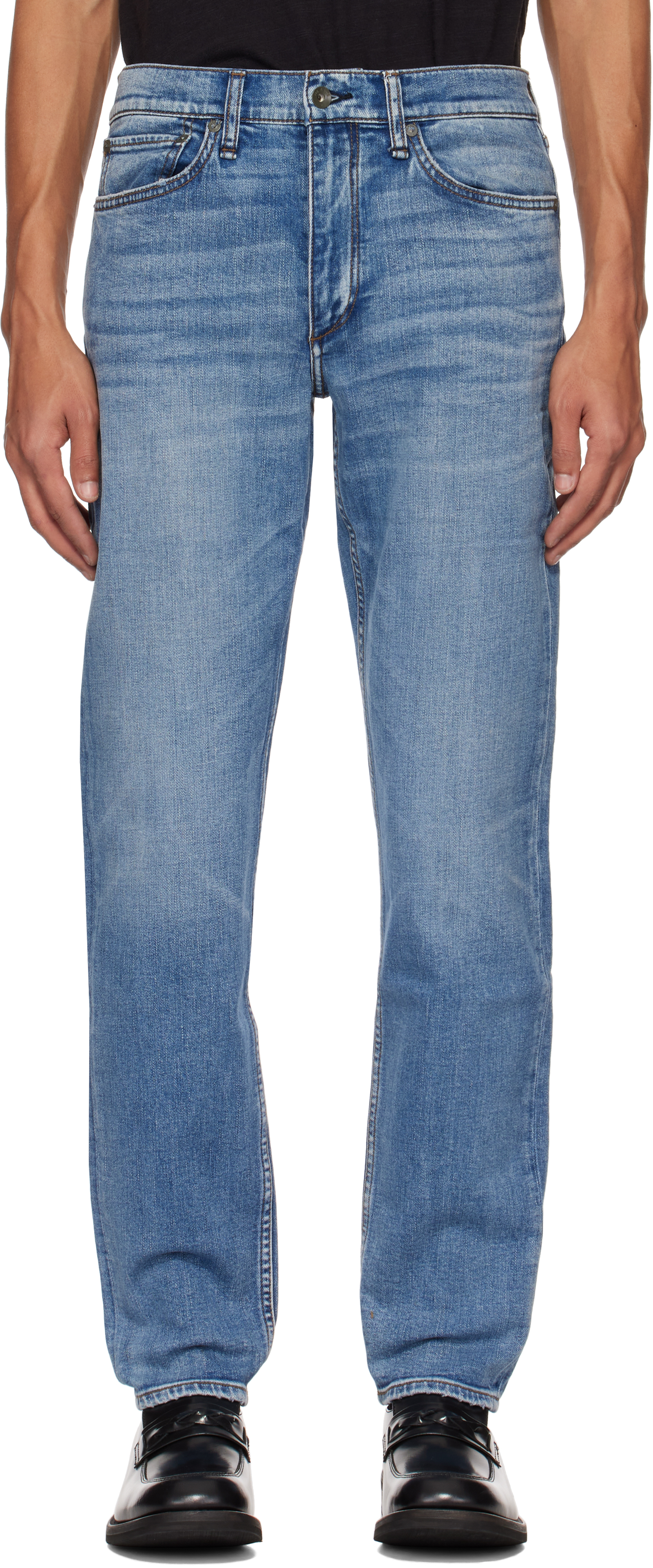 Rag & Bone Blue Fit 2 Slim Fit Jeans In Carter