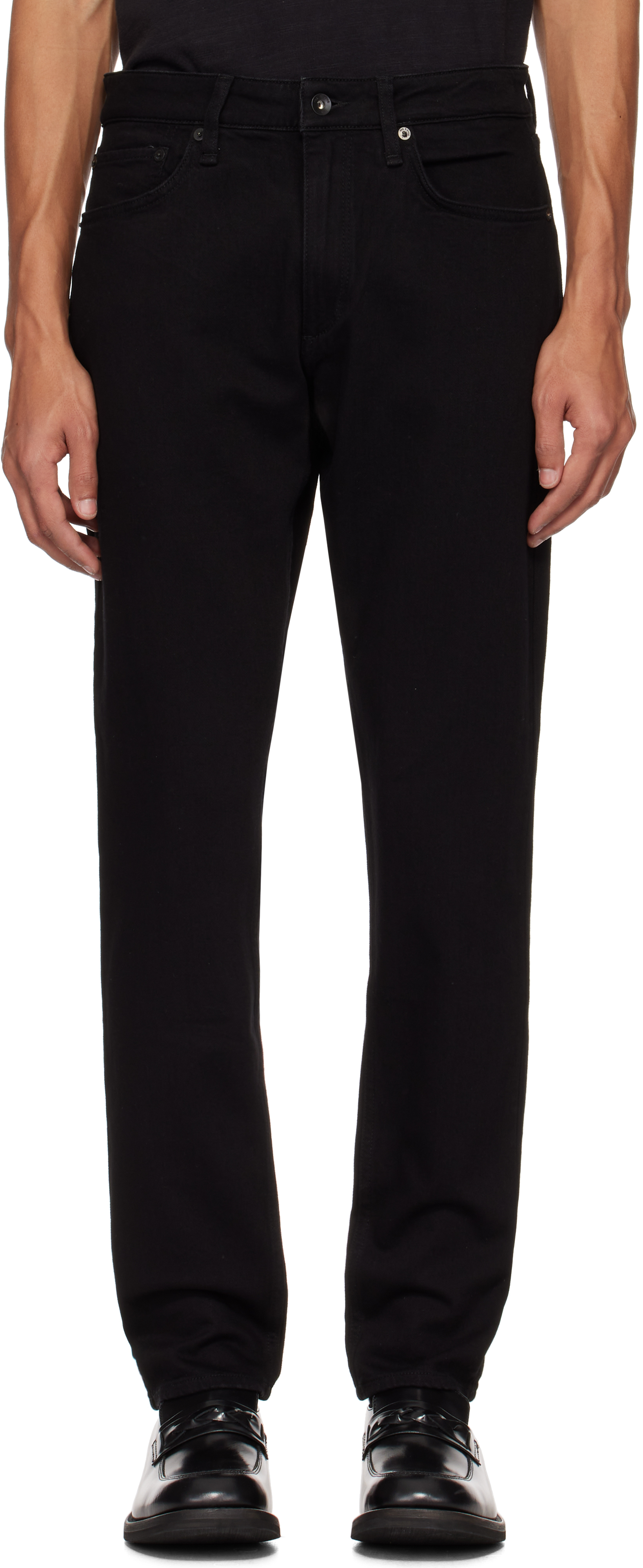 Rag & Bone Black Fit 3 Athletic Fit Jeans