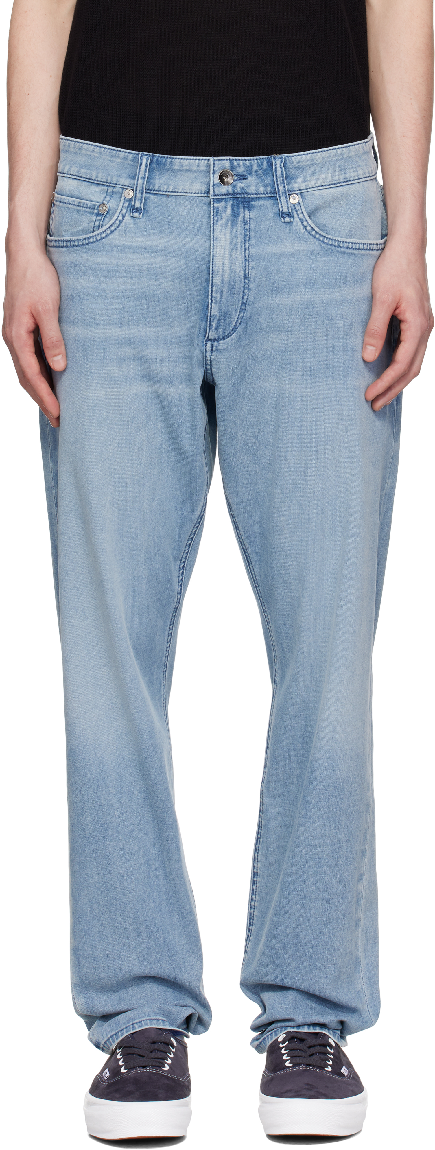 Rag & Bone Blue Fit 3 Athletic Fit Jeans In Nostrand
