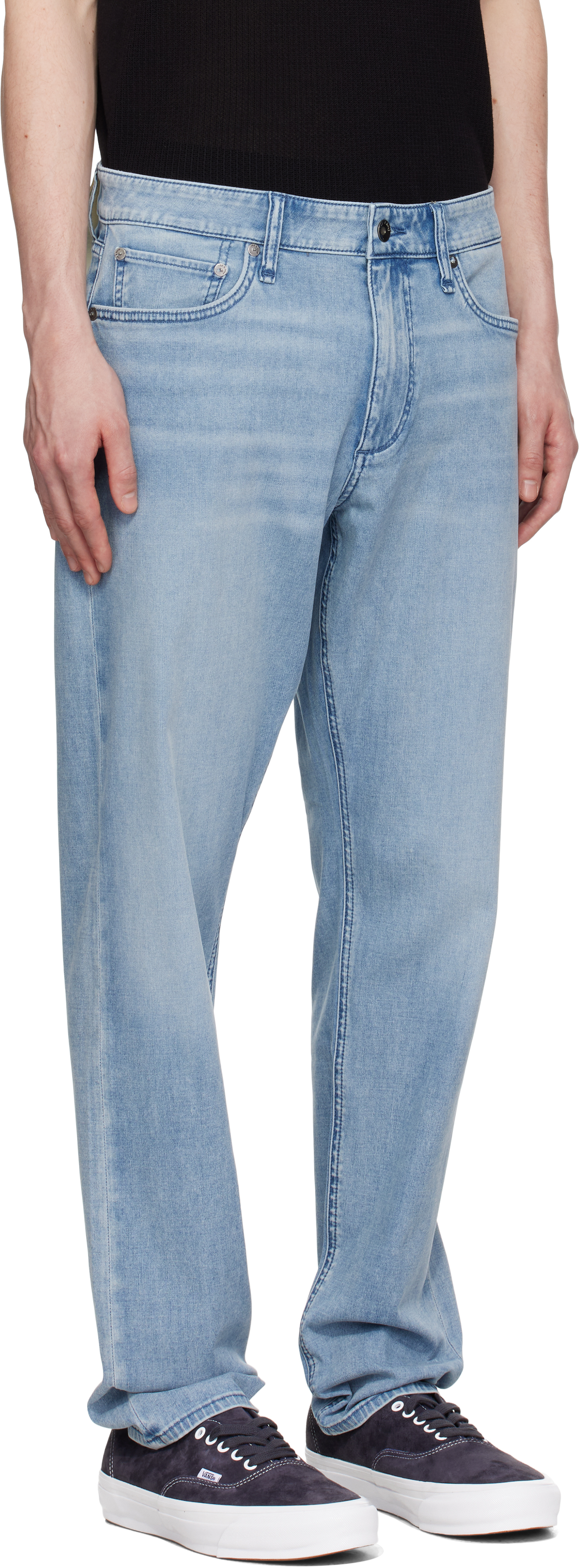 Rag & Bone Blue Fit 3 Athletic Fit Jeans In Nostrand