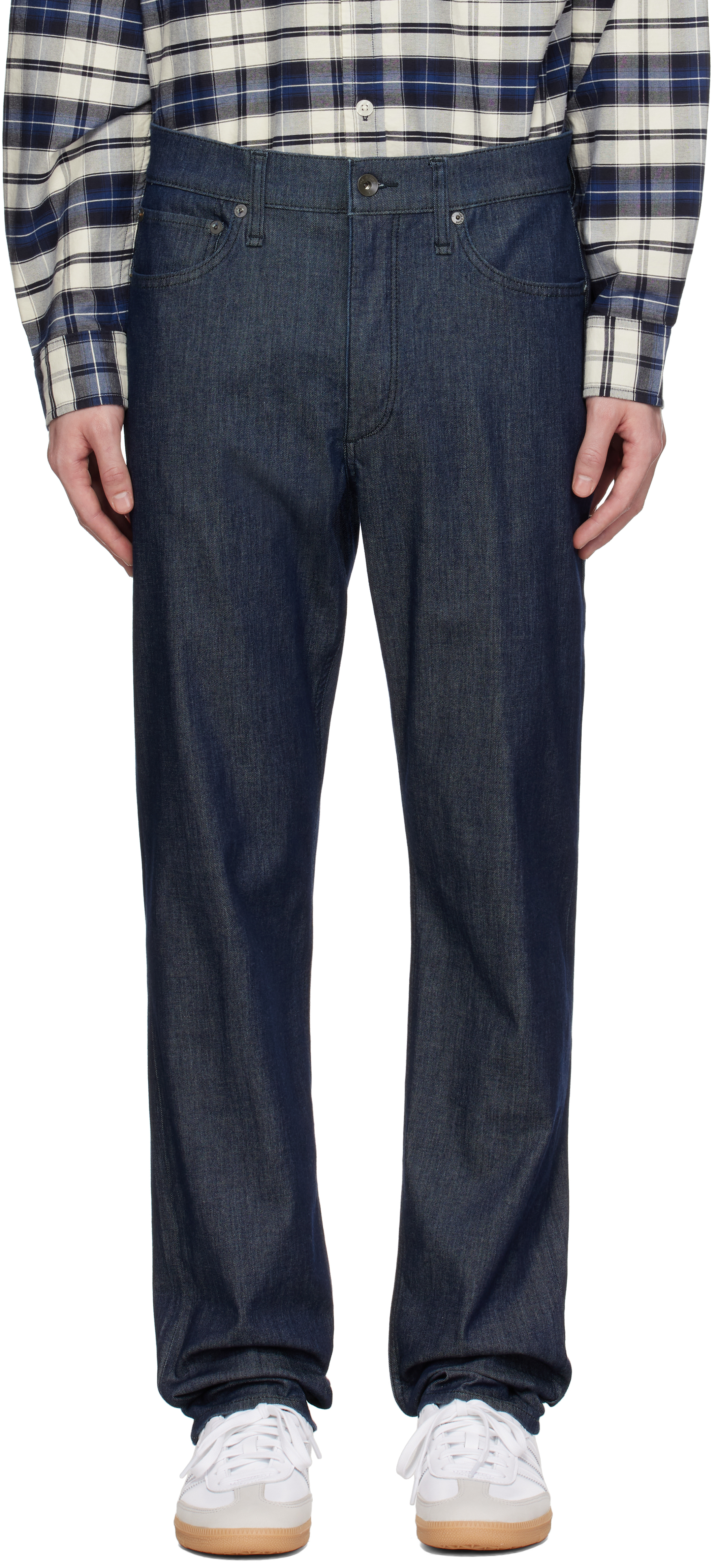 Rag & Bone Blue Fit 2 Slim Fit Jeans In Raw