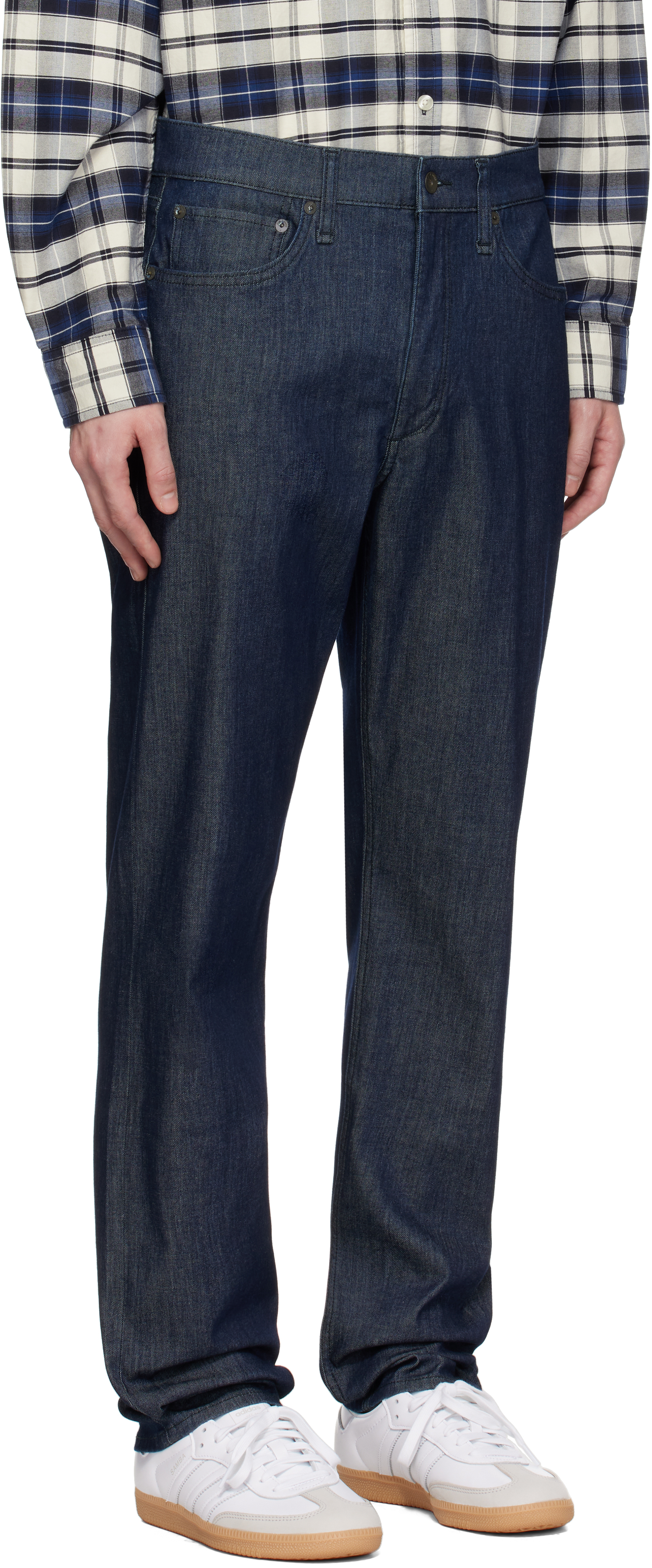 Rag & Bone Blue Fit 2 Slim Fit Jeans In Raw