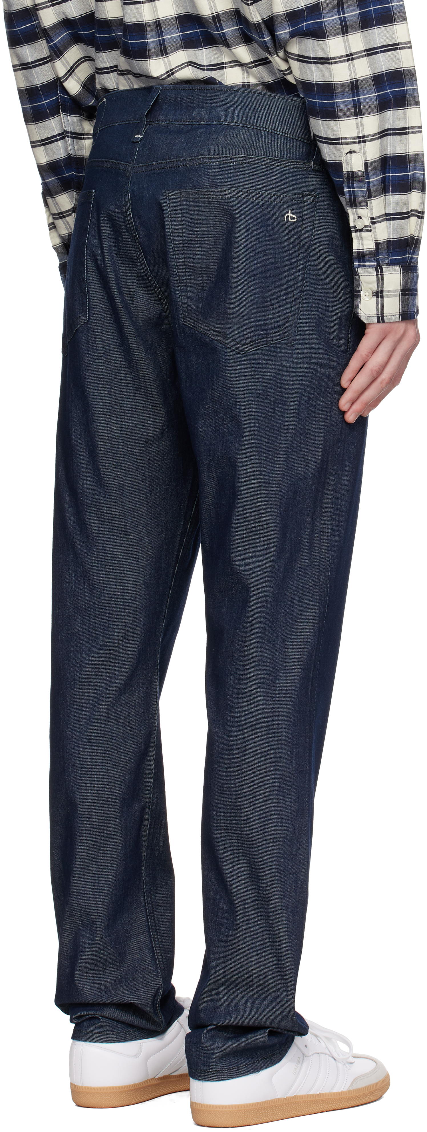 Rag & Bone Blue Fit 2 Slim Fit Jeans In Raw