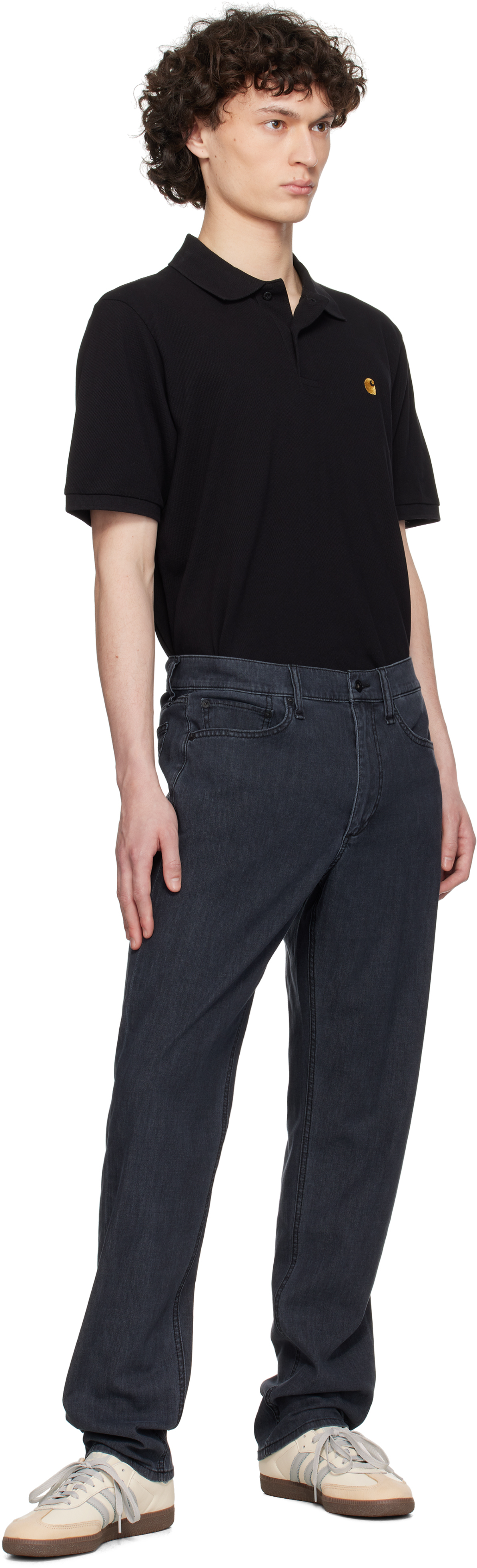Rag & Bone Black Fit 2 Slim Fit Jeans In Driggs