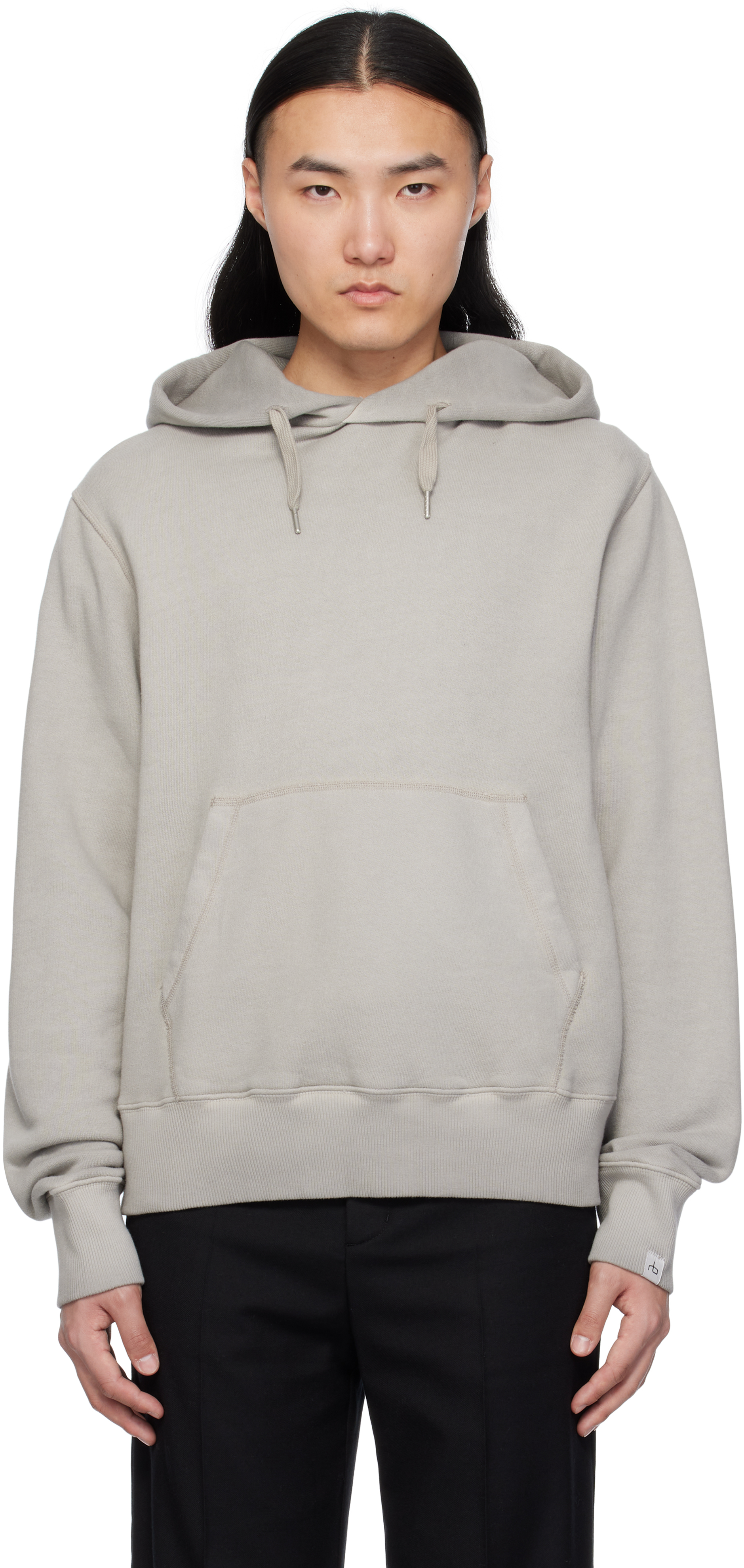 Black Vintage Terry Damon Hoodie