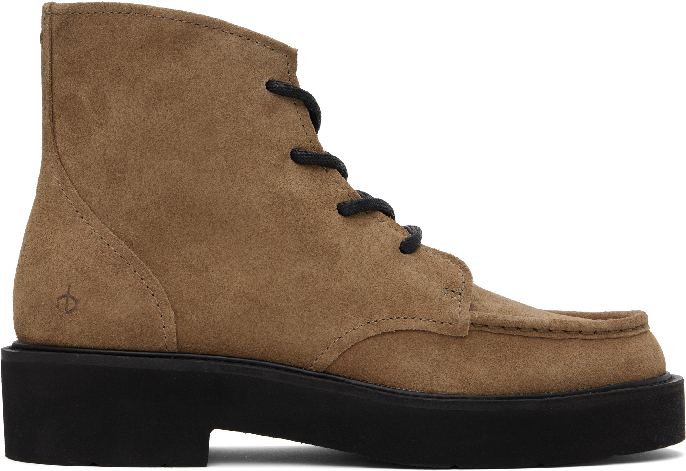 Khaki Tucker Suede Boots