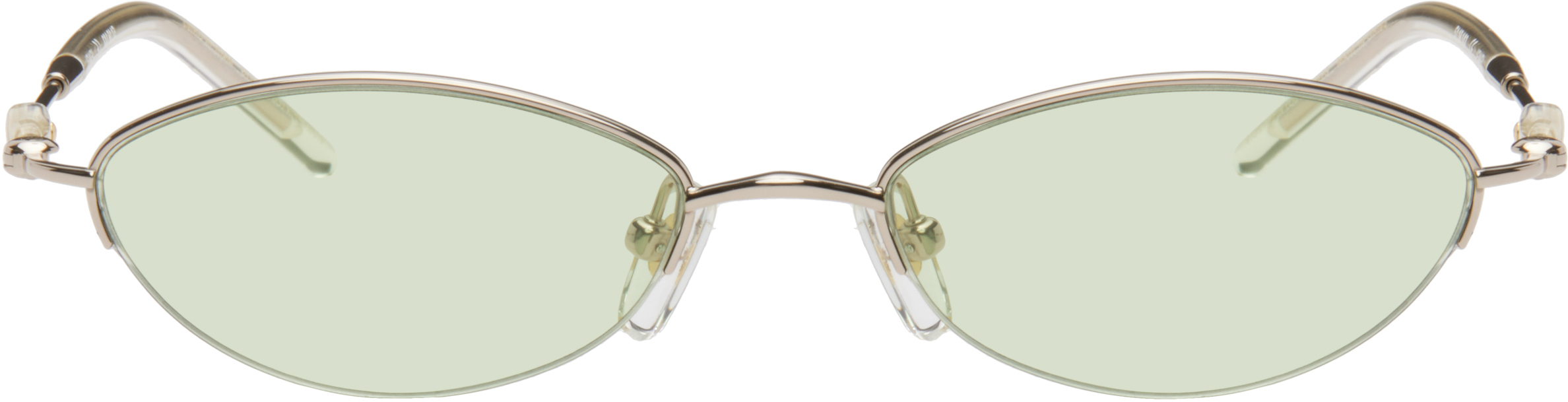 Gold Metal Jewel Sunglasses