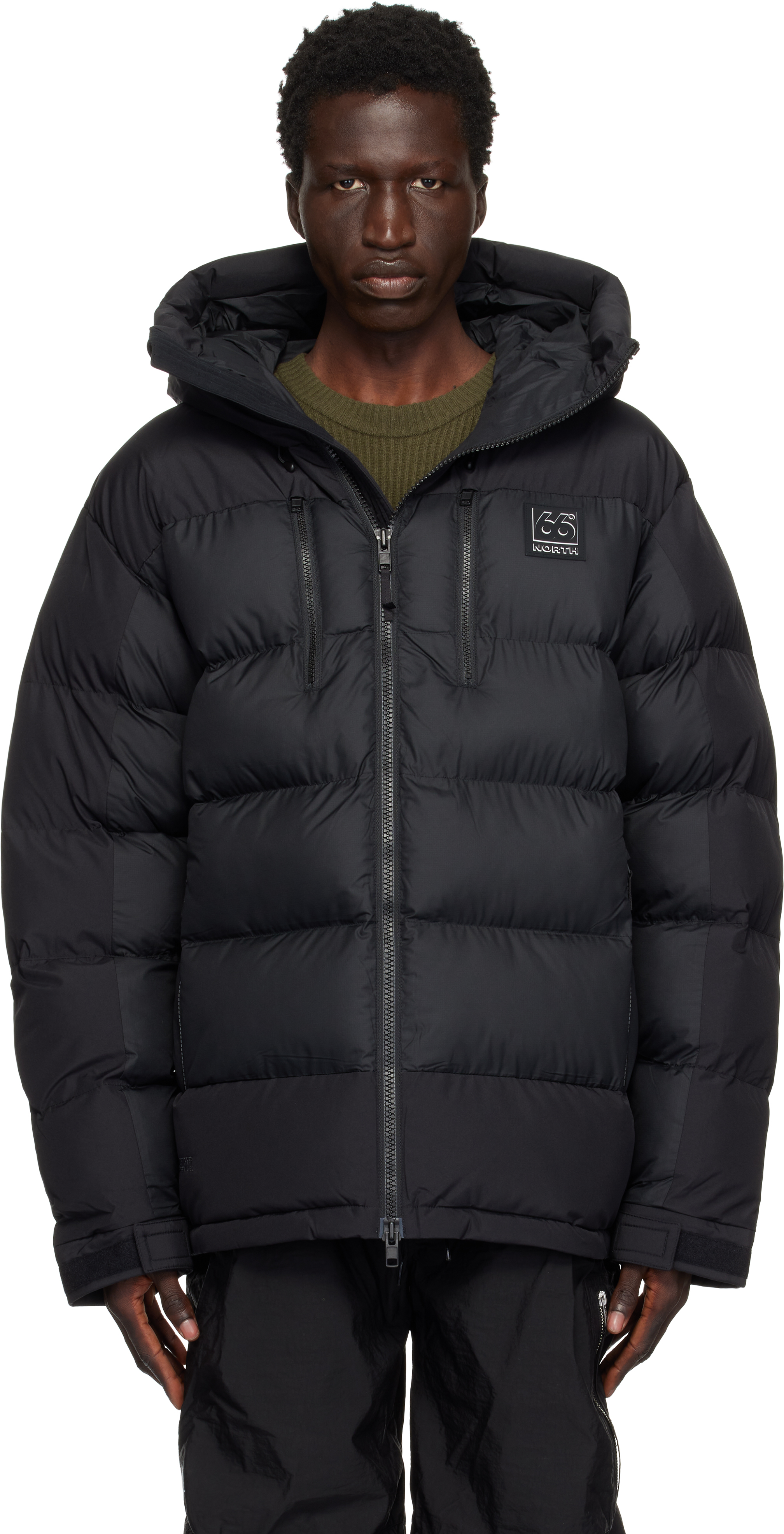 Gray Drangar Puffer Jacket