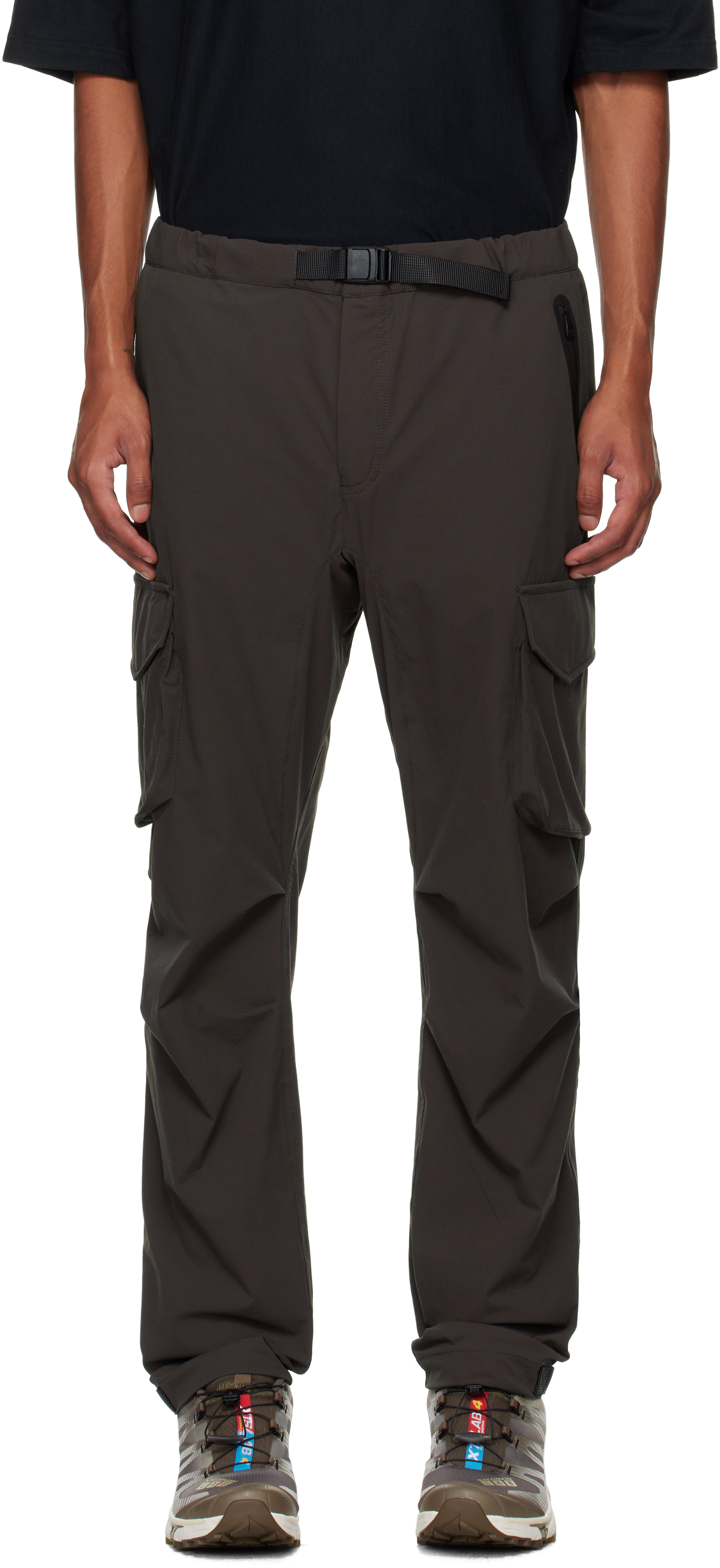 【U LAN】Lorna Pigment Nylon Double Cargo Pants Lorna Pigment Nylon Double Cargo Pants - ULAN | 60% - Asian