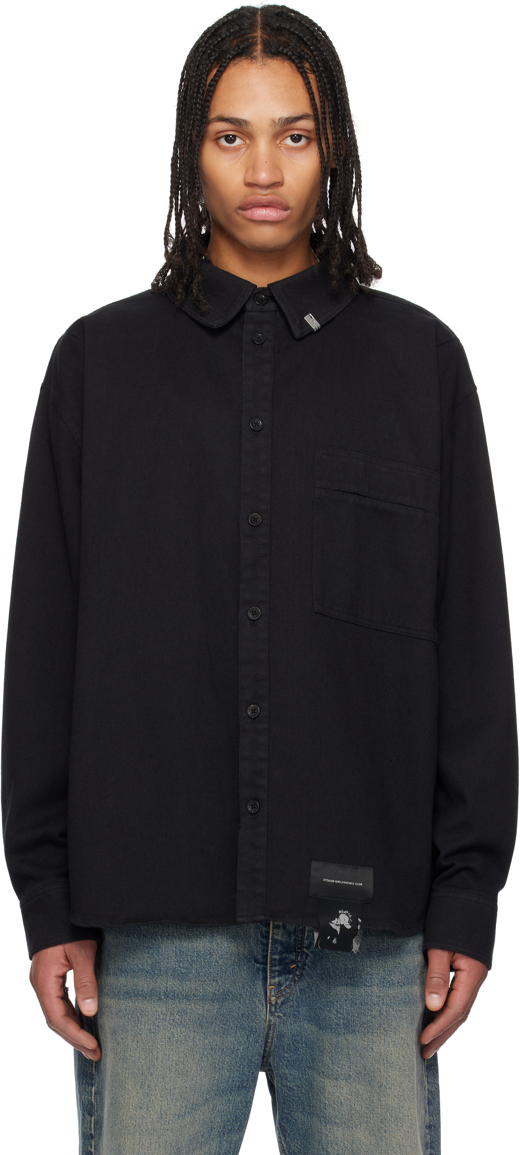 Black Steelcap Cargo Shirt