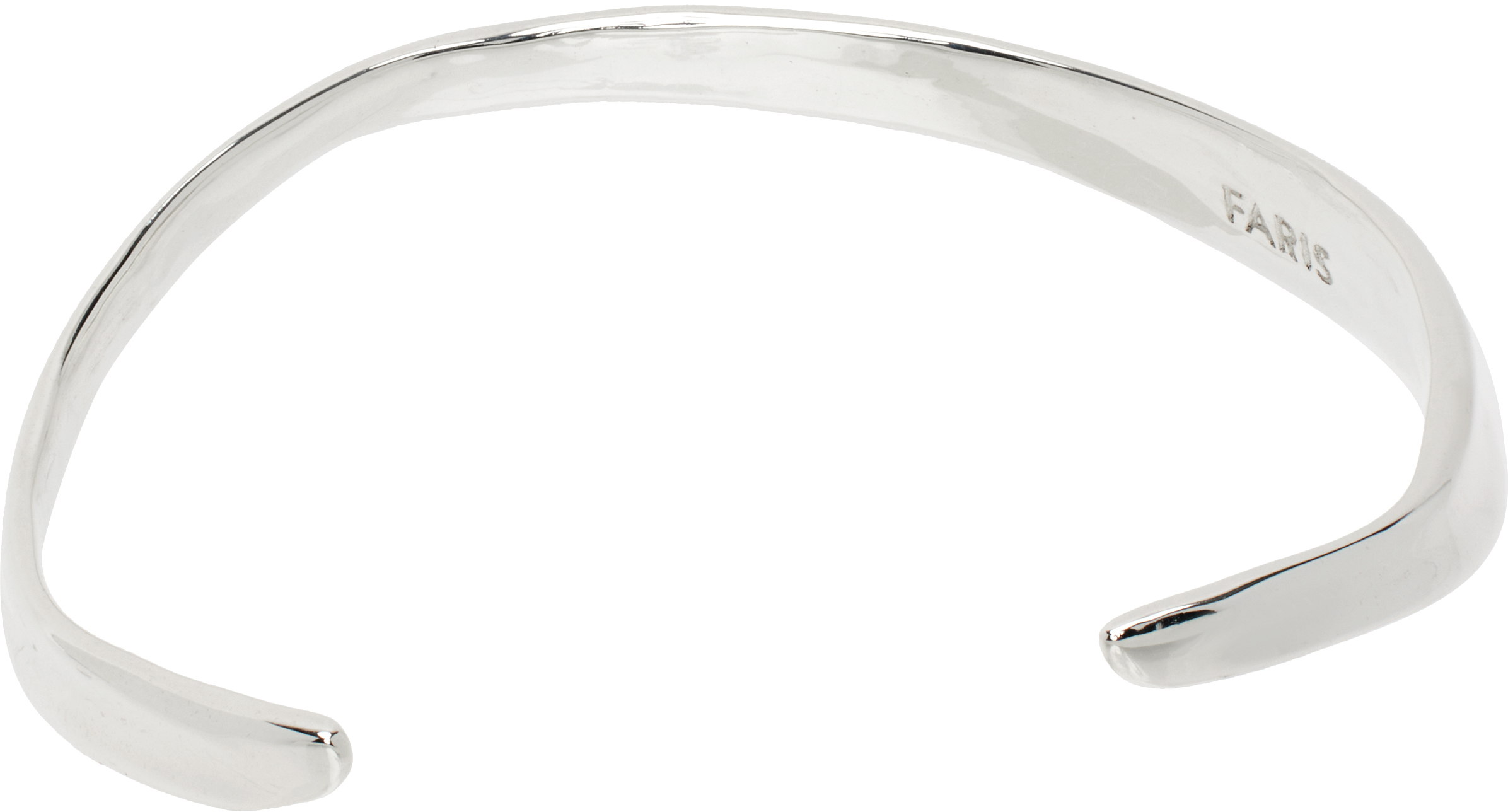 Shop Faris Silver River Bracelet In Sterling Silver