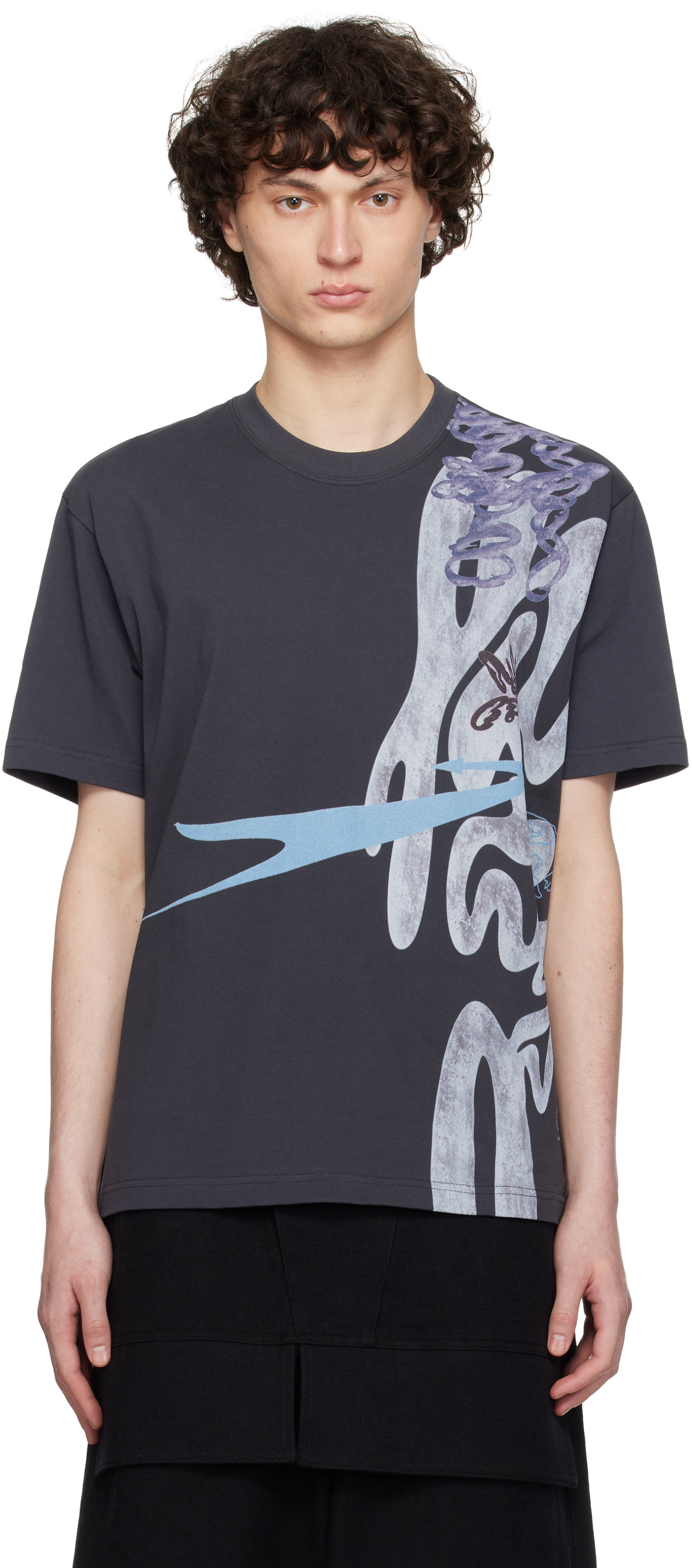 【関税込み】pet-tree-kor Tシャツ pet-tree-kor: Men's Plat Du Jour T-Shirt (Red Brown) | DSMNY